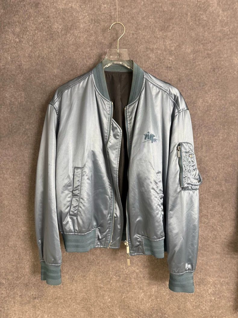 Dior Co-branded ice blue flying jacket