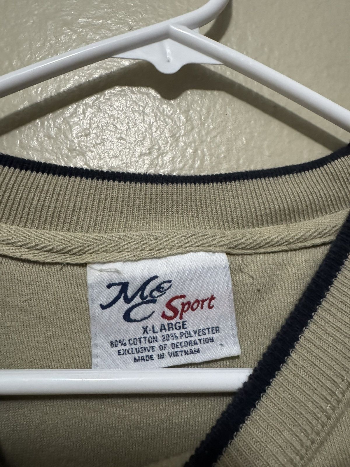 M.E. Sport Vintage golfing sweater Size US XL / EU 56 / 4 - 3 Thumbnail