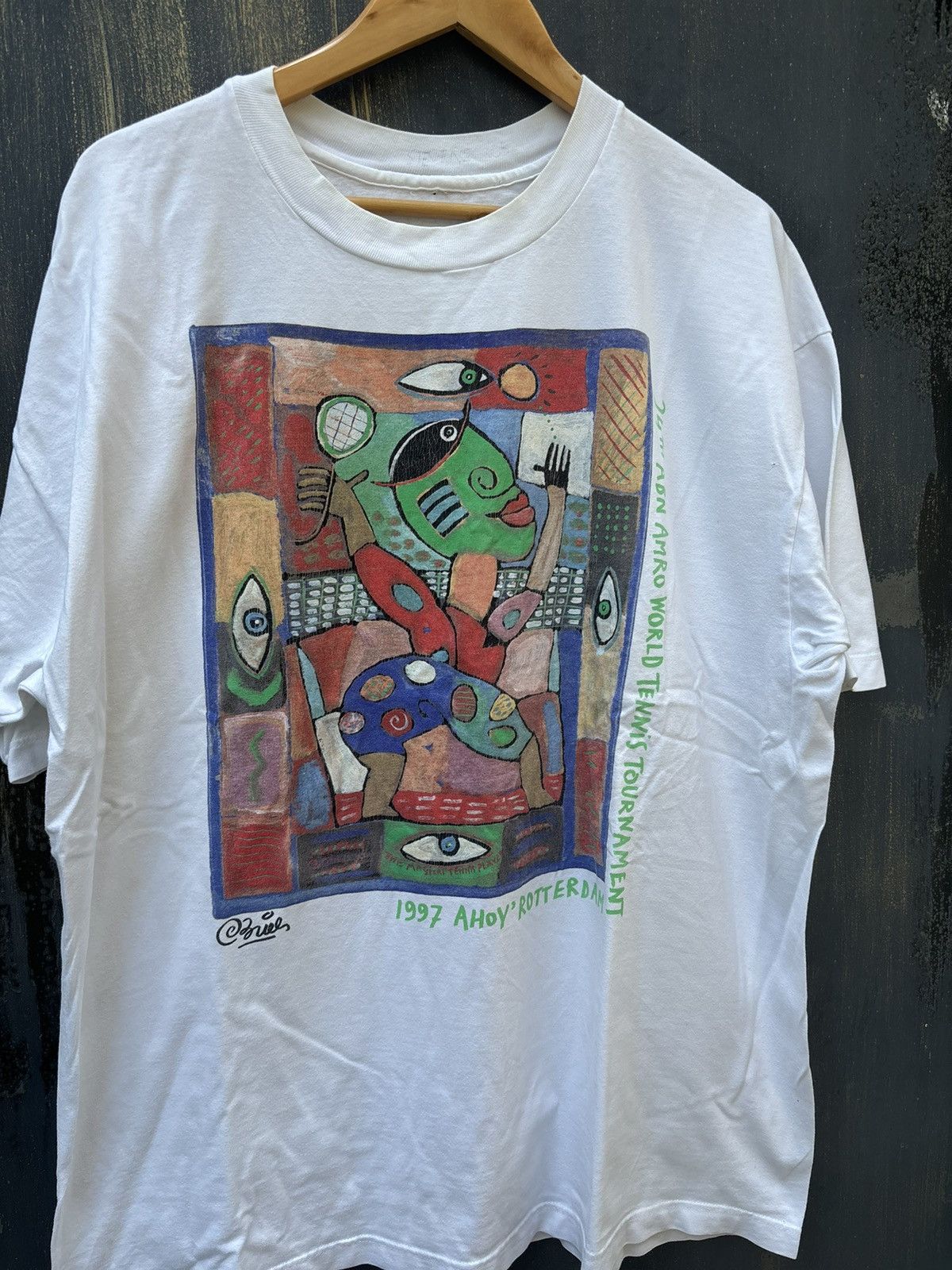 RARE! Vintage 90’s Art Promo World Tennis Tournament