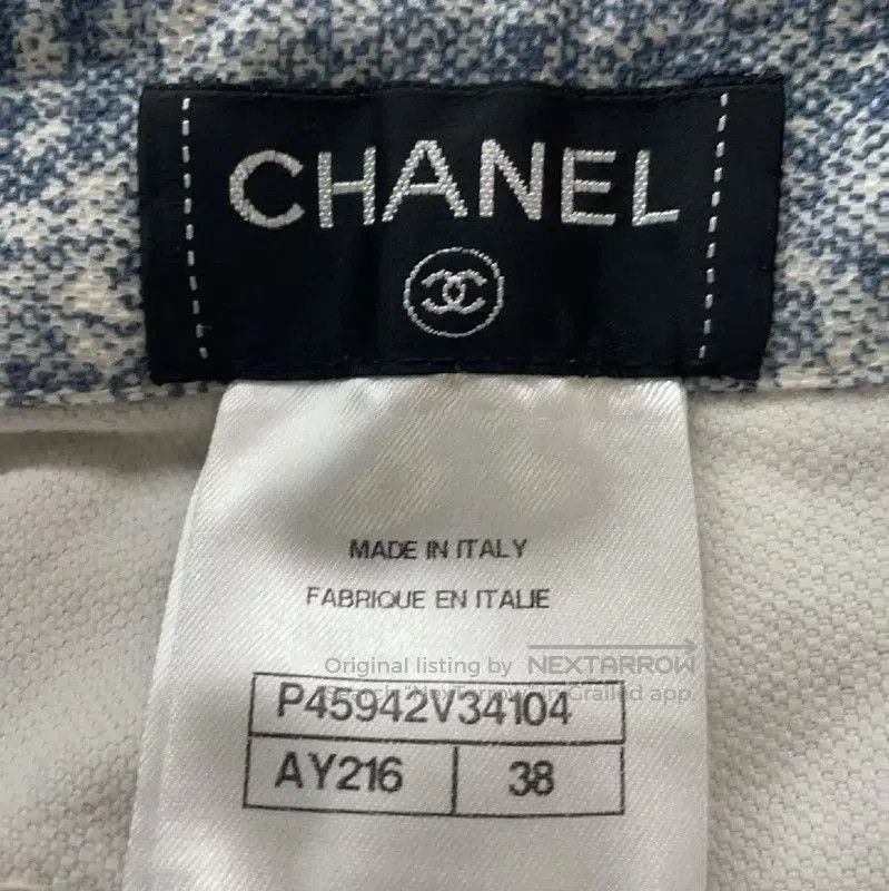 Chanel Chanel M-Size Color Block Denim Pants . Size 24" / US 00 / IT 34 - 3 Thumbnail