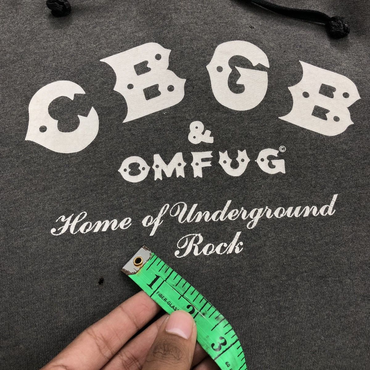 Band Tees × Vintage Vintage Band CBGB OMFUG “Home of Underground Rock” Hoodie Size US L / EU 52-54 / 3 - 3 Thumbnail