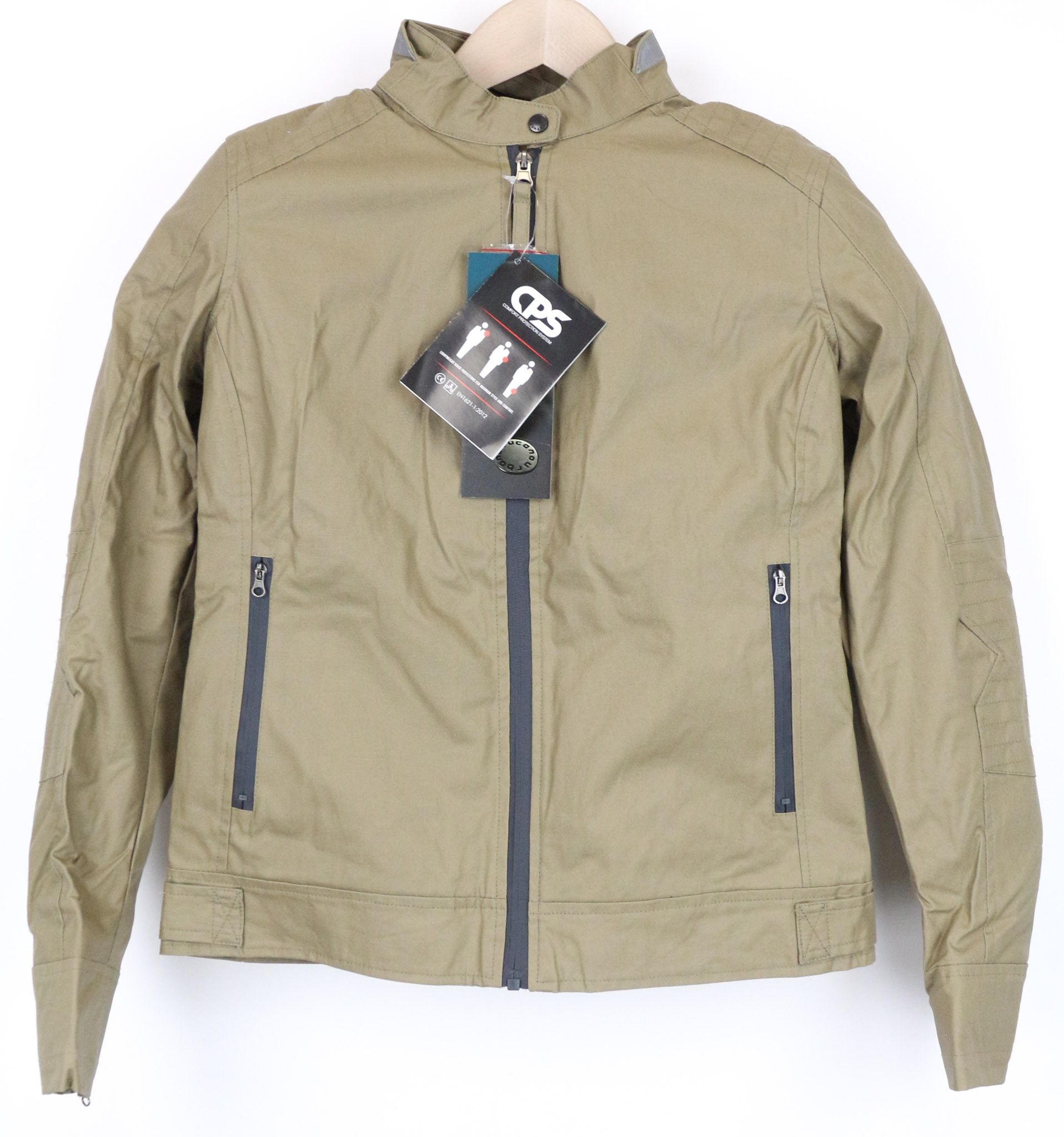 Other POLETTE IT40 Beige Scooter Jacket 74873 Size L / US 10 / IT 46 - 1 Thumbnail