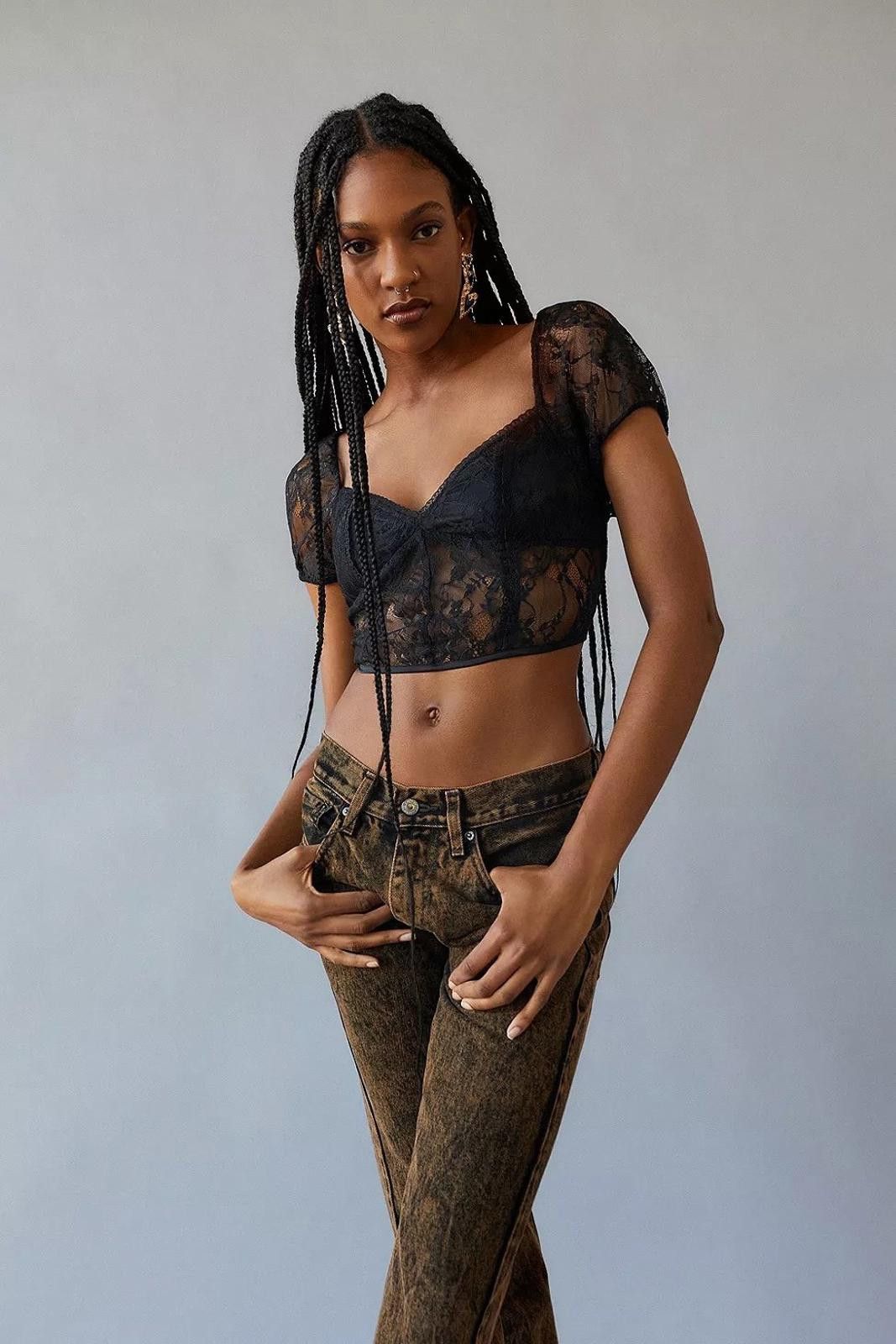 Urban Outfitters UO Vanessa Tie Back Blouse XS Size XS / US 0-2 / IT 36-38 - 1 Thumbnail