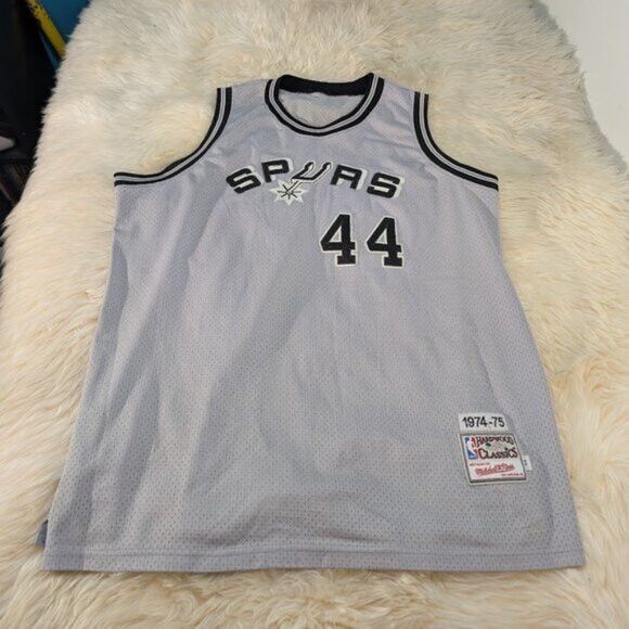 SAN ANTONIO GERVIN ユニフォーム 1979-80 Mitchell Ness San Antonio Spurs Gervin Sz 54 Jersey 1979-80