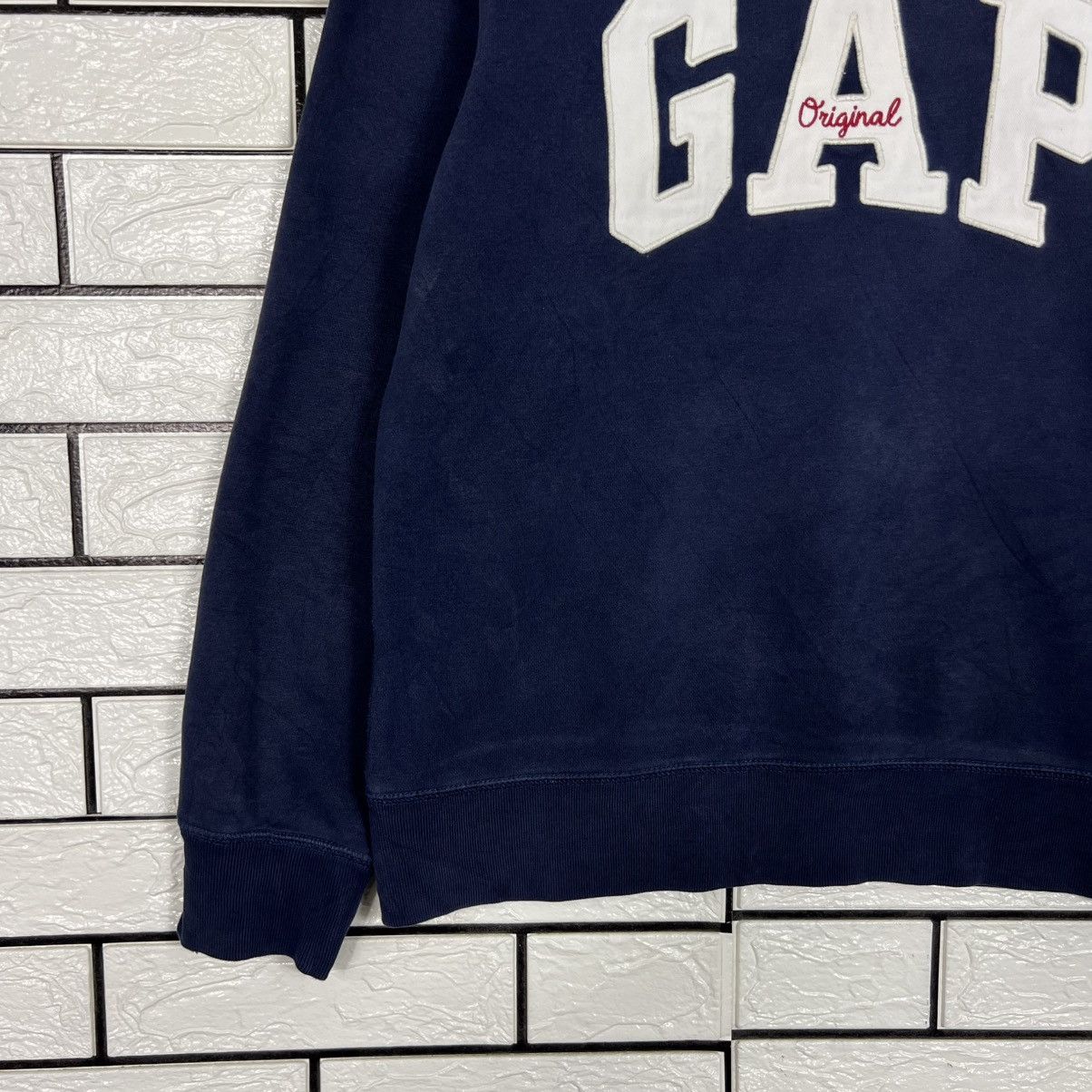Gap GAP Spellout Big Logo Crewneck Sweatshirt #4224-C192 Size US S / EU 44-46 / 1 - 6 Thumbnail