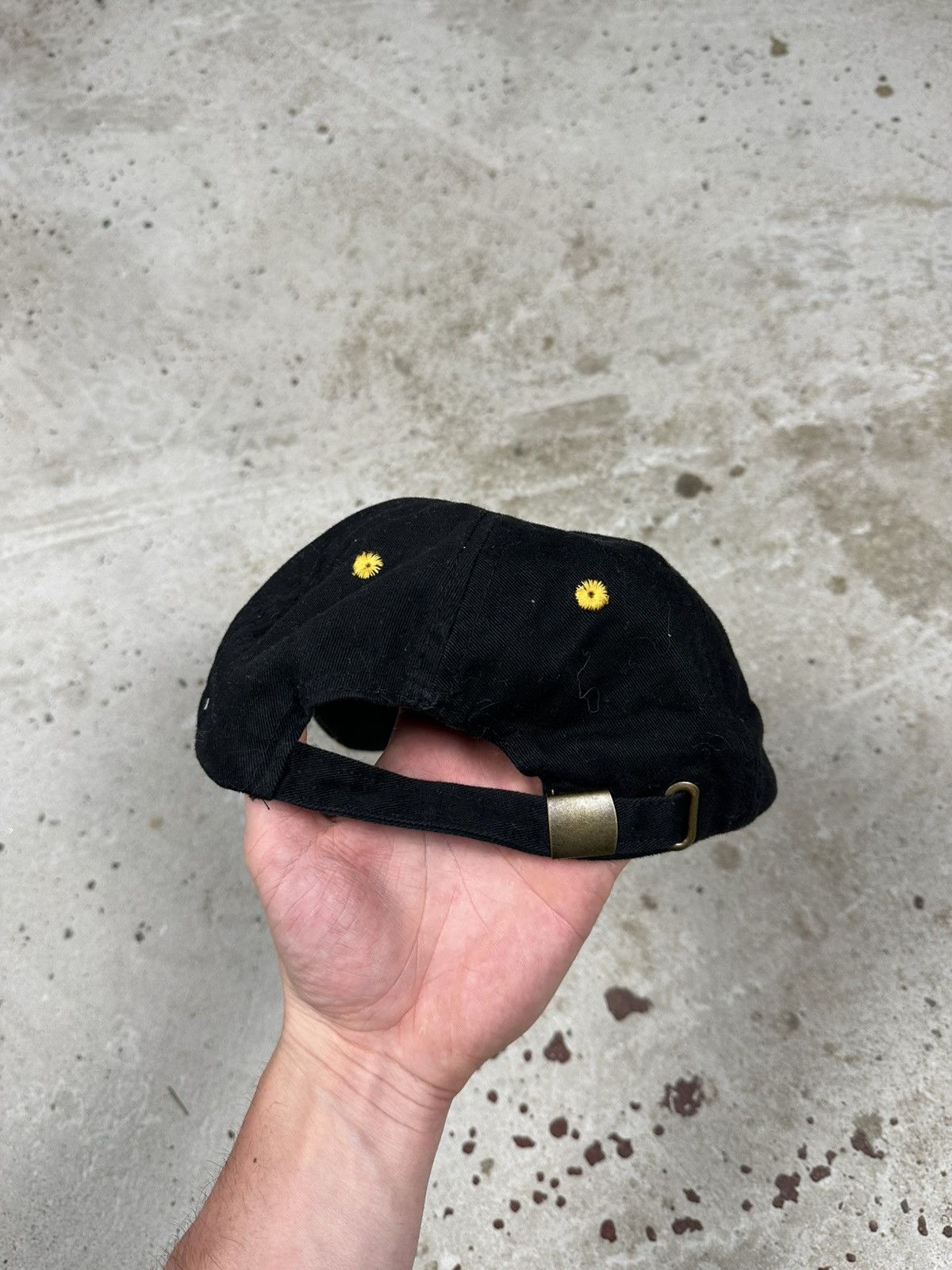 Japanese Brand Vintage Y2K Flame Red Black Racing Hat Cap Size ONE SIZE - 4 Thumbnail