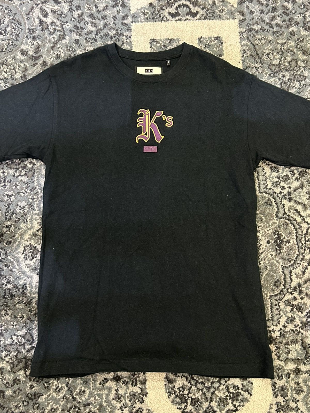 Kith Kith X Los Angeles Lakers Black Tee Size US S / EU 44-46 / 1 - 1 Thumbnail