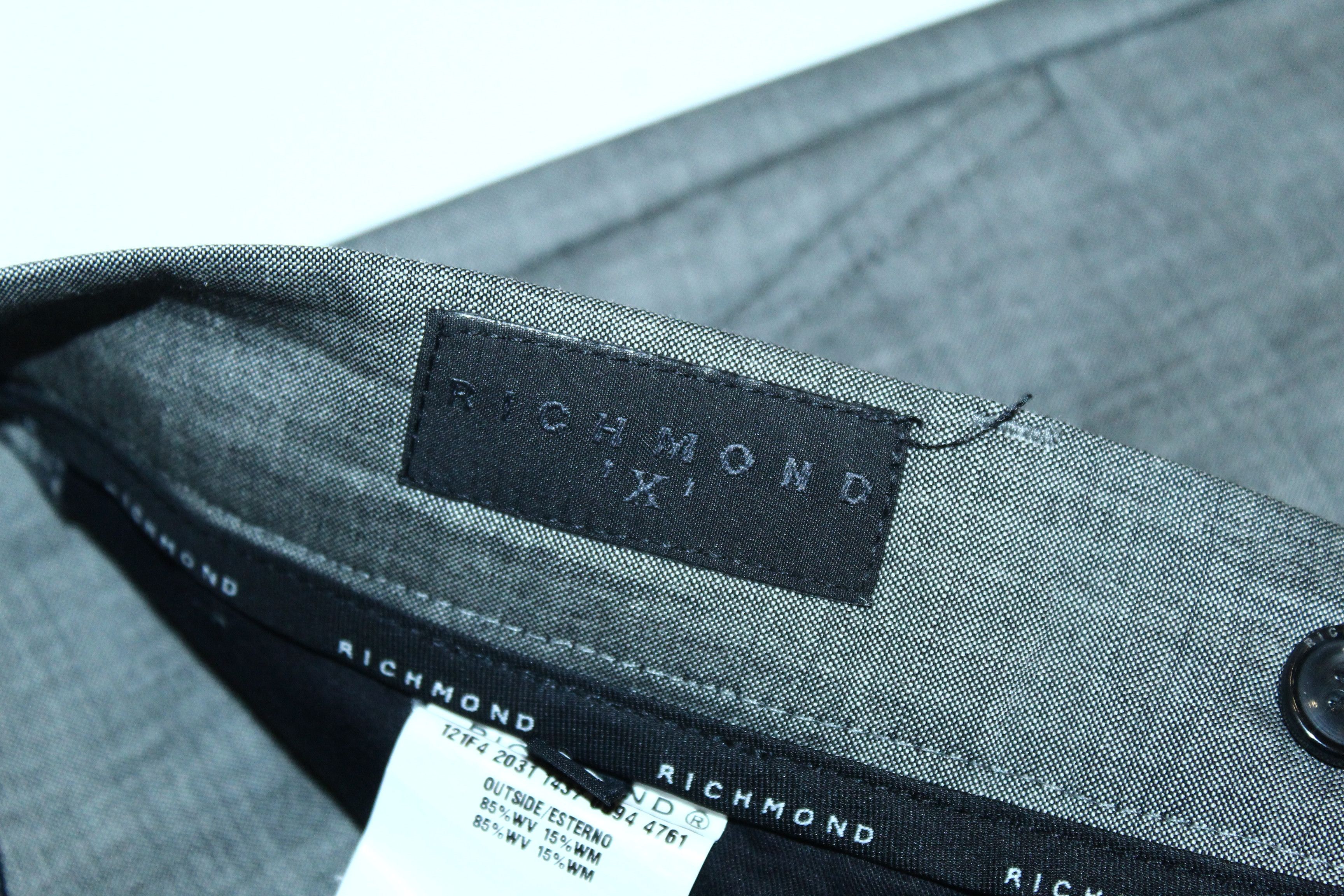 John Richmond John Richmond X Slim Fit Bespoke Virgin Wool Casual Trousers Size US 34 / EU 50 - 6 Thumbnail