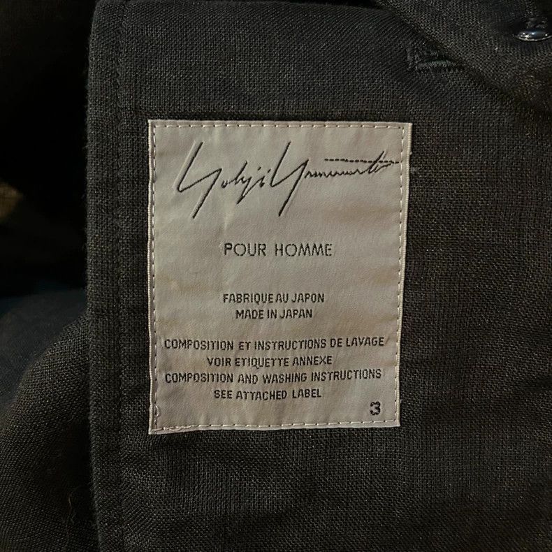 Yohji Yamamoto Yohji Yamamoto 07ss multi-pocket ramie suit-2505 Size US L / EU 52-54 / 3 - 5 Thumbnail