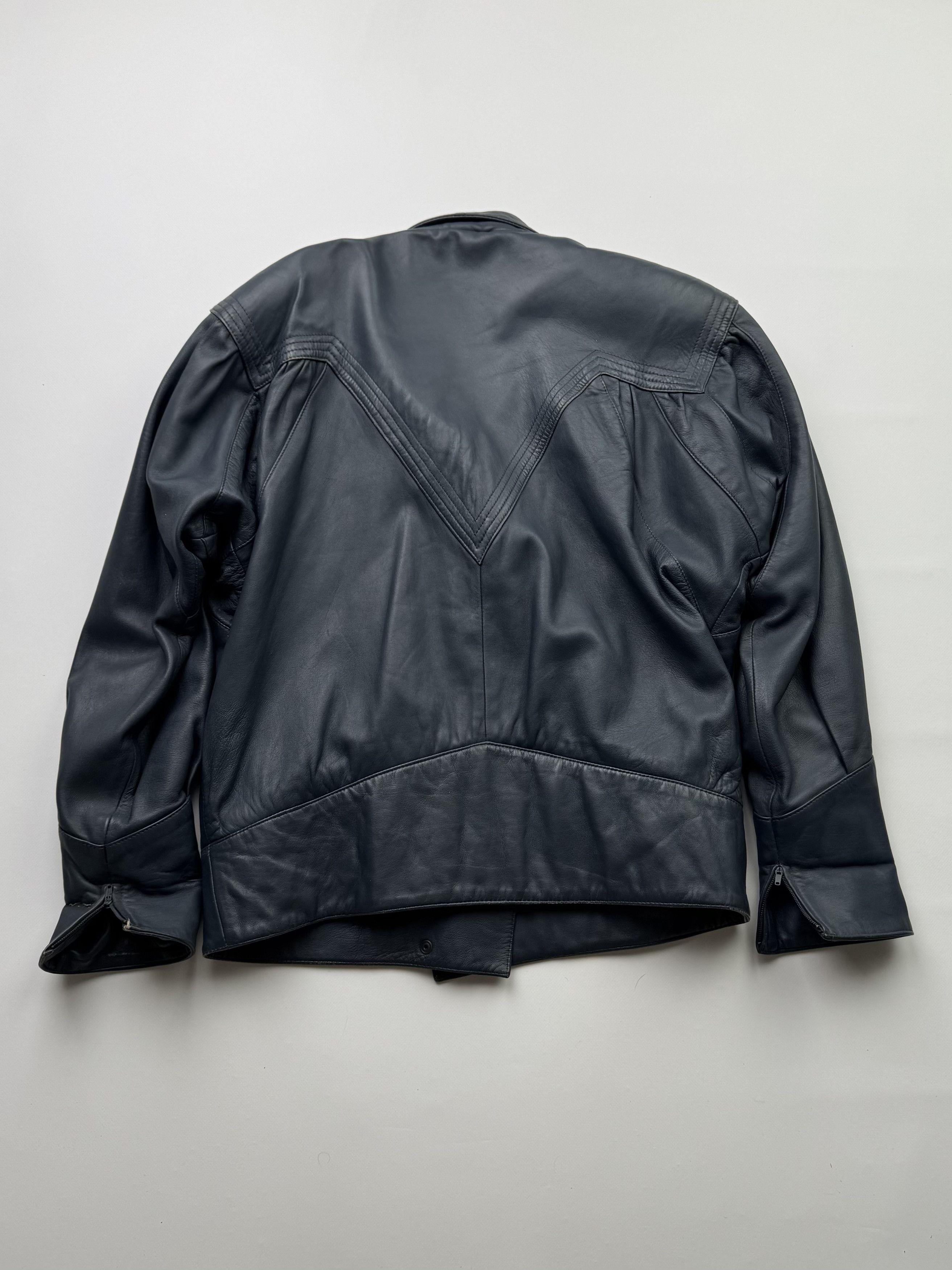 Japanese Brand Vintage Leather Jacket B517(V32)E2 Size US M / EU 48-50 / 2 - 12 Thumbnail