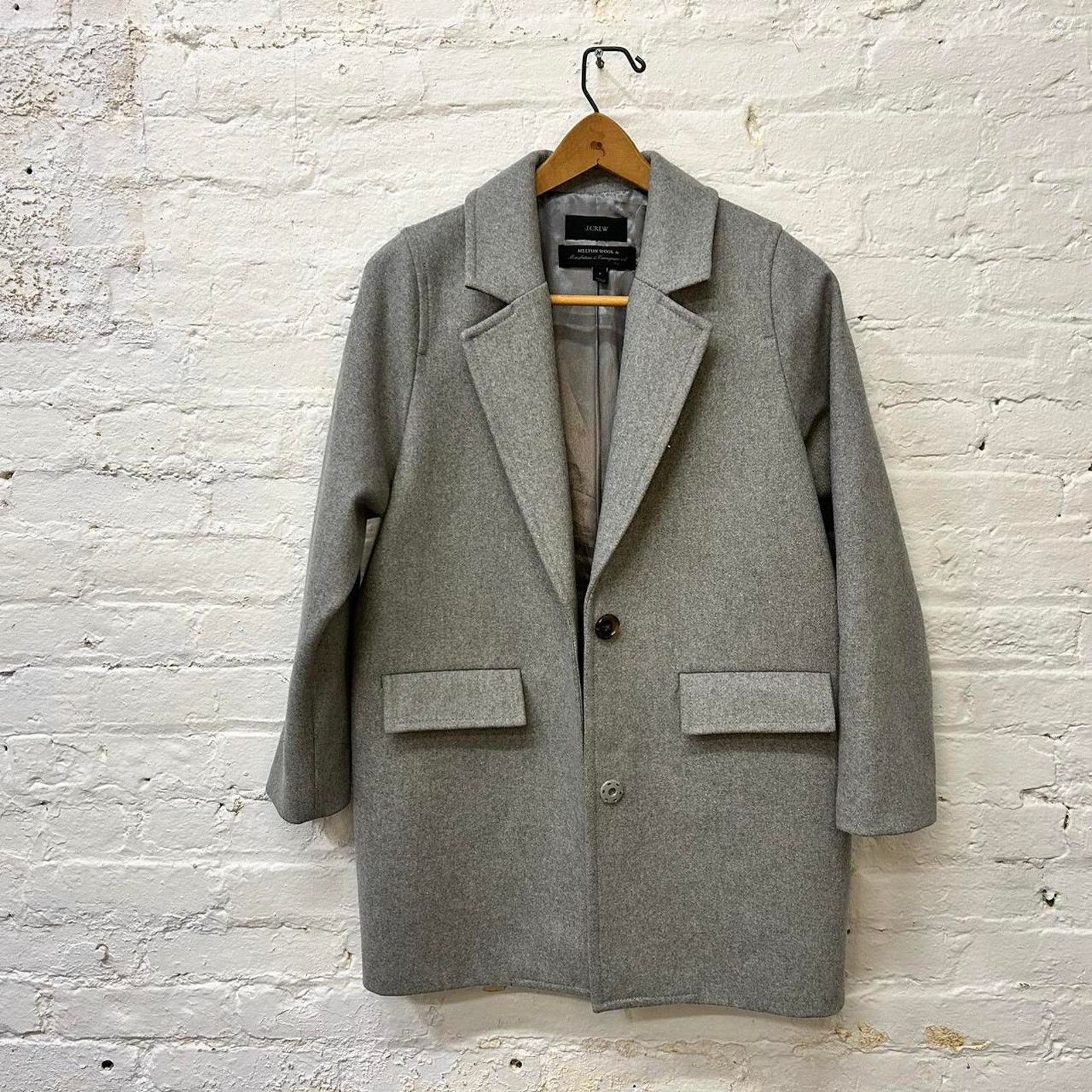 J.Crew J Crew Wool Coat Size XS / US 0-2 / IT 36-38 - 3 Thumbnail