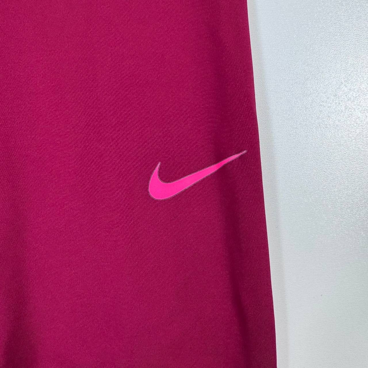 Nike Nike Dri Fit Womens Capri Leggings Pink Athletic Size M Size 26" / US 2 / IT 38 - 5 Thumbnail