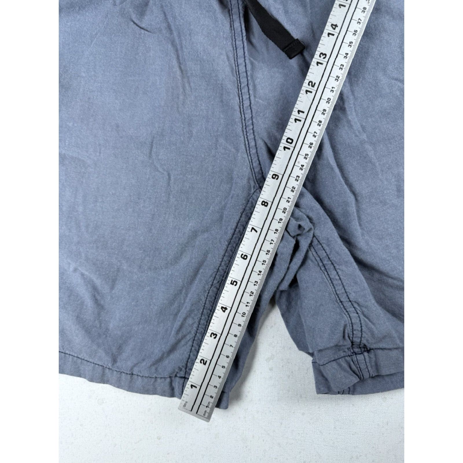 Eddie Bauer Eddie Bauer Cargo Shorts Mens L Belted Blue Nylon Outdoor Hiking Cargo Pocket Regular Color Blue Size US 33 - 6 Thumbnail