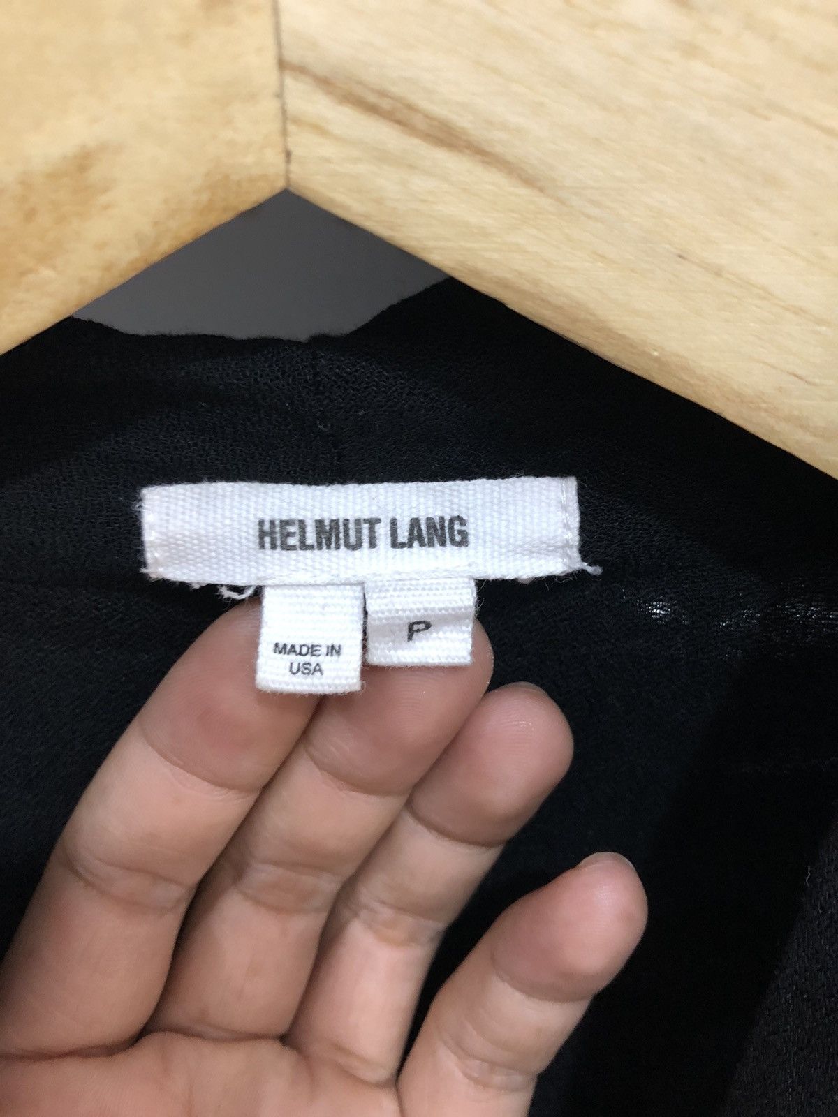 Designer × Helmut Lang Helmut lang morse long sleeve draped top Size S / US 4 / IT 40 - 5 Thumbnail