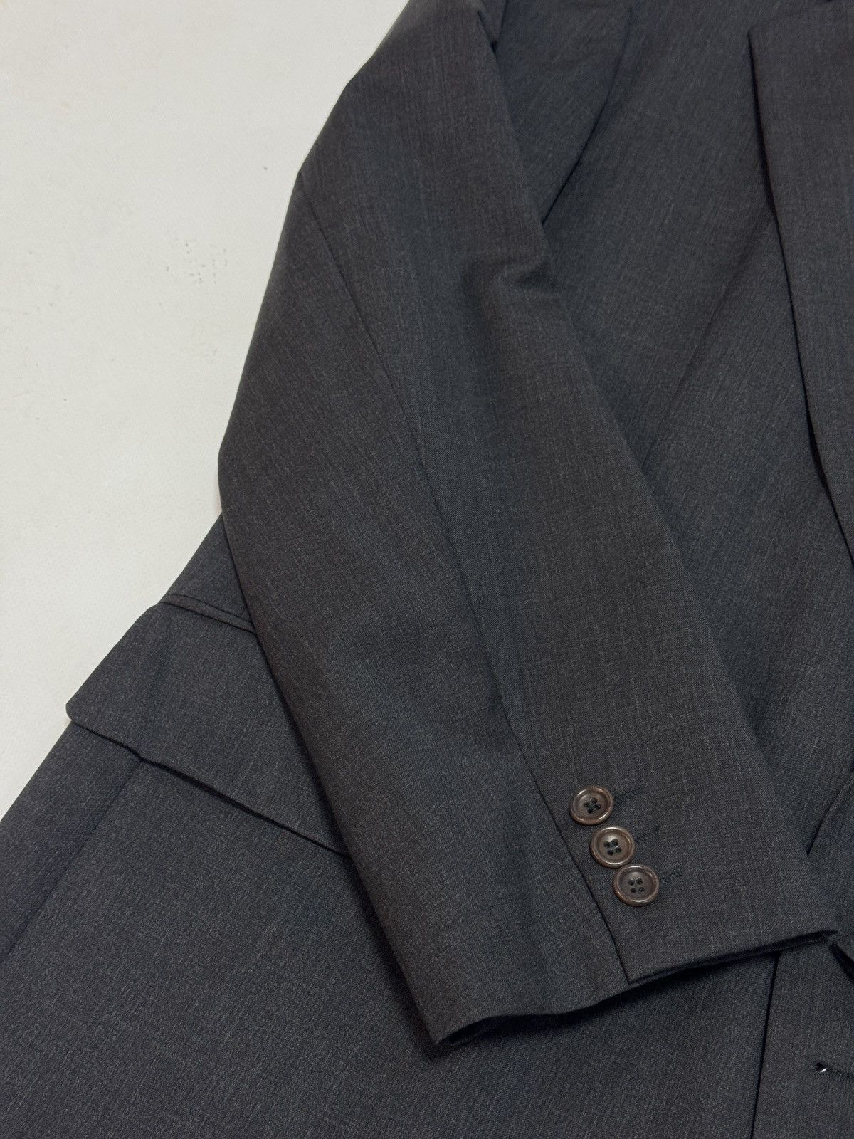 Hugo Boss × Loro Piana × Vintage HUGO BOSS Loro Piana Vintage Apollon Super 110's Wool Blazer Size 52R - 12 Thumbnail
