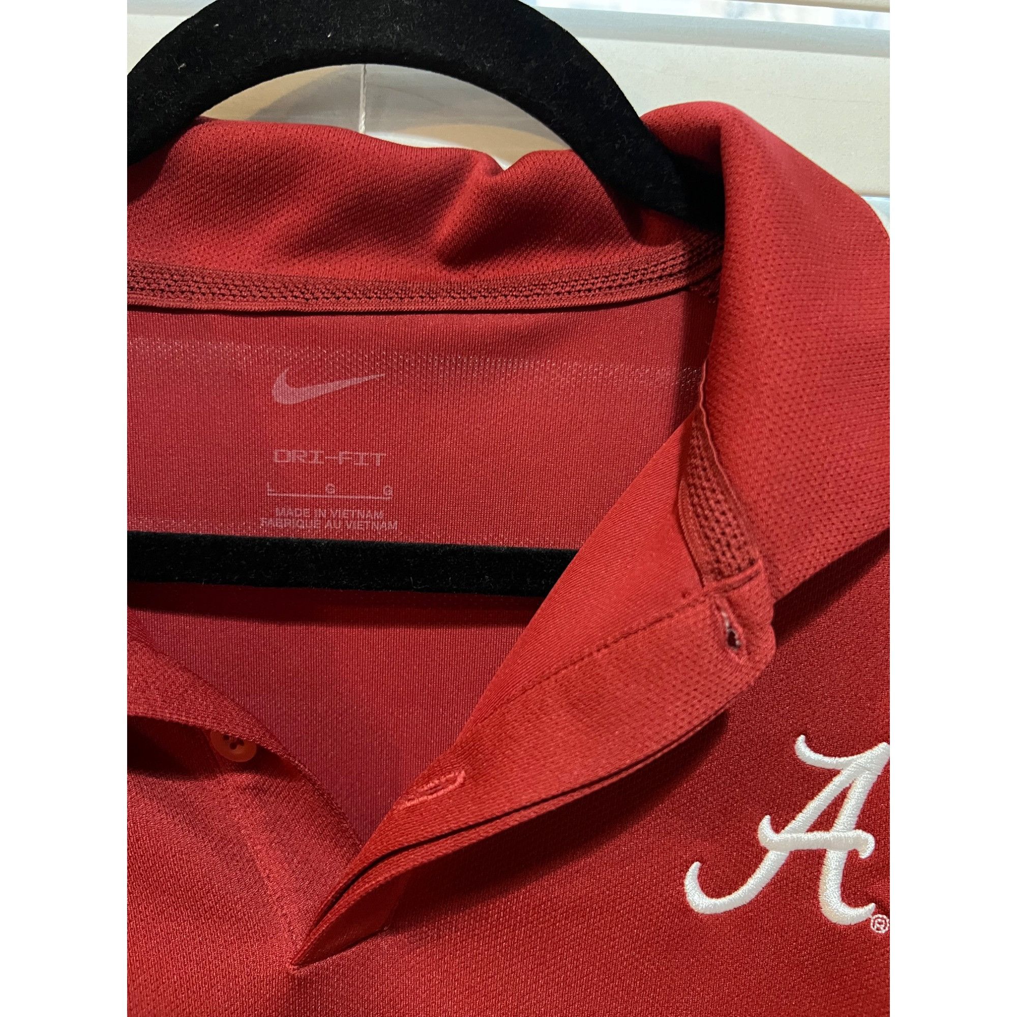 Nike Nike Alabama Crimson Tide Polo Shirt - Size L Size US L / EU 52-54 / 3 - 2 Thumbnail
