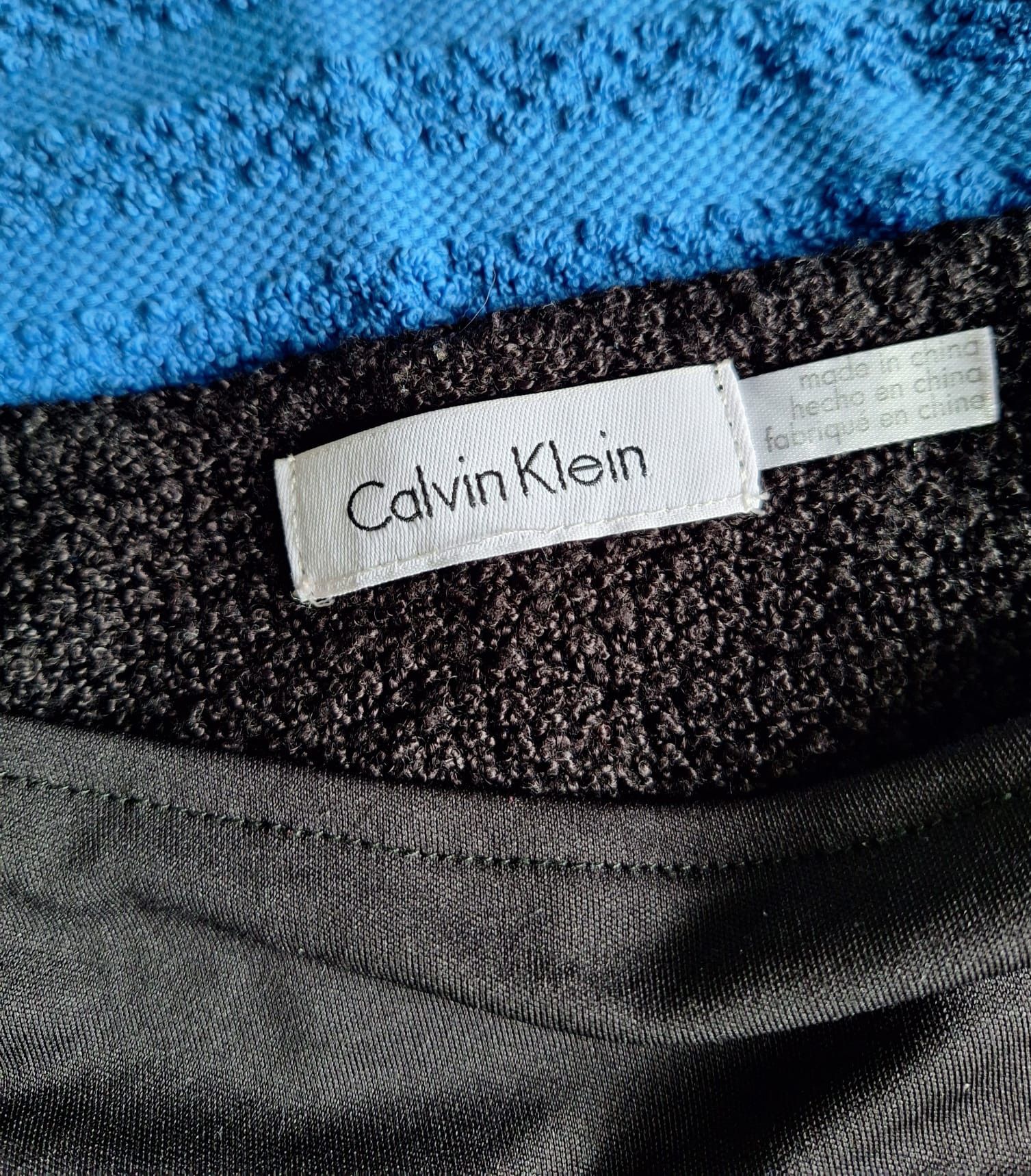 Calvin Klein Calvin Klein Black Knit Fringe Dress S Size S / US 4 / IT 40 - 2 Thumbnail