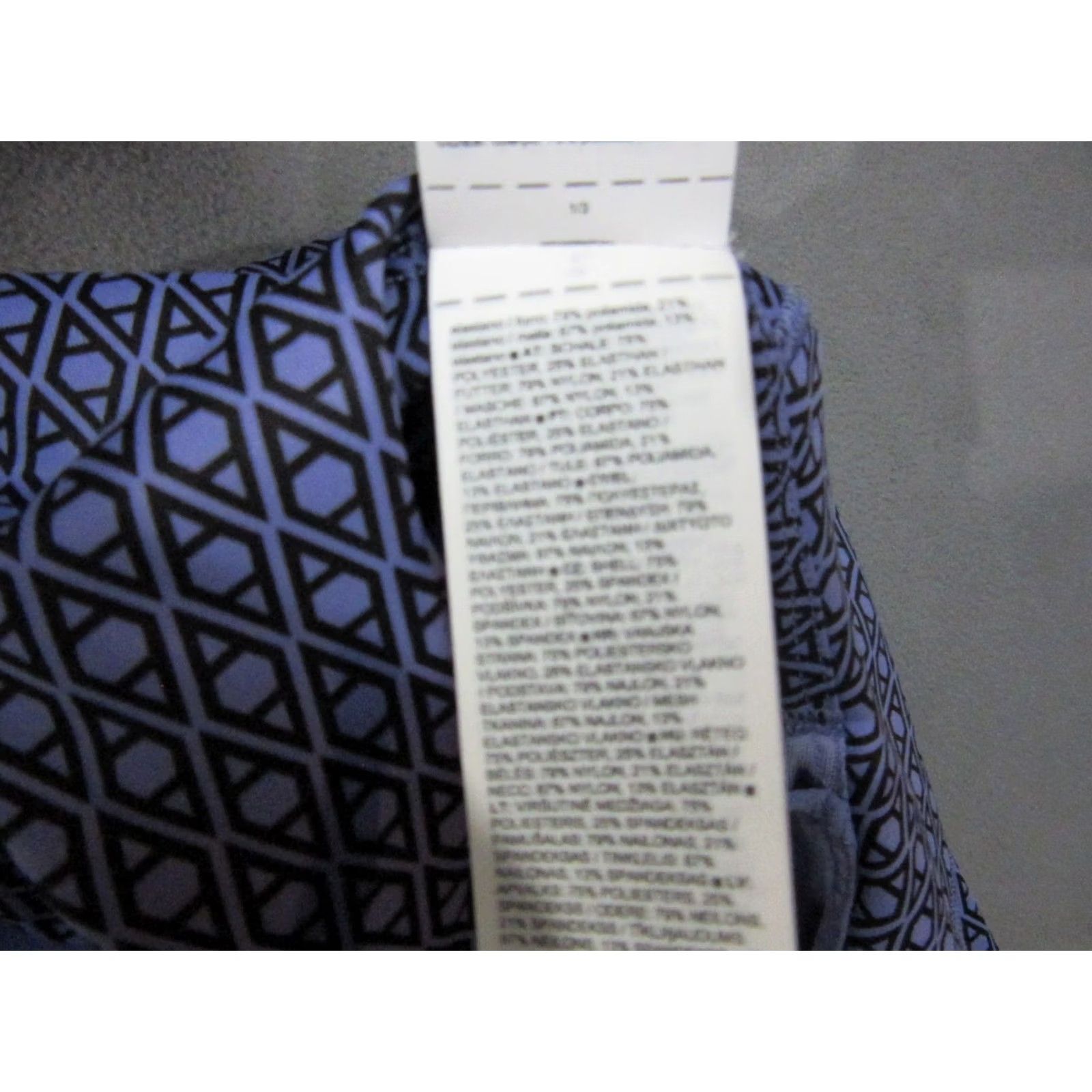Athleta Athleta Dress Womens Small Purple Geometric Fit & Flare Logo Sleeveless Short Adult Womens Shirt? Size S / US 4 / IT 40 - 7 Thumbnail