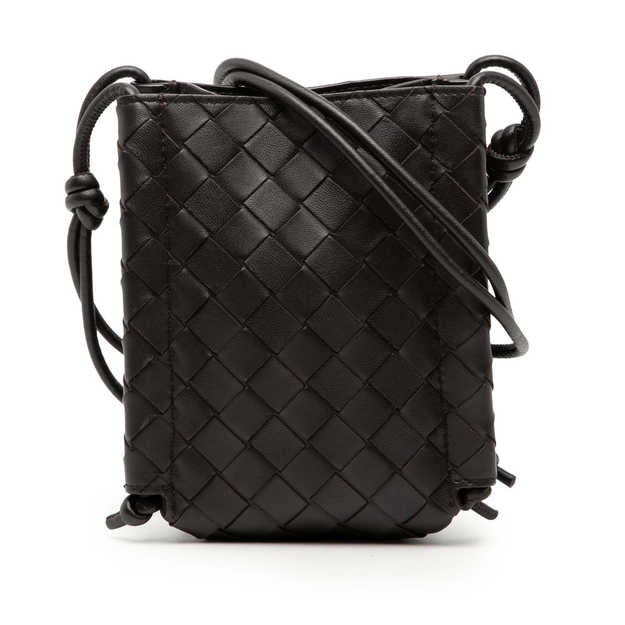 Bottega Veneta Bottega Veneta Mini Nappa Intrecciato The Knot Crossbody Size ONE SIZE - 1 Thumbnail