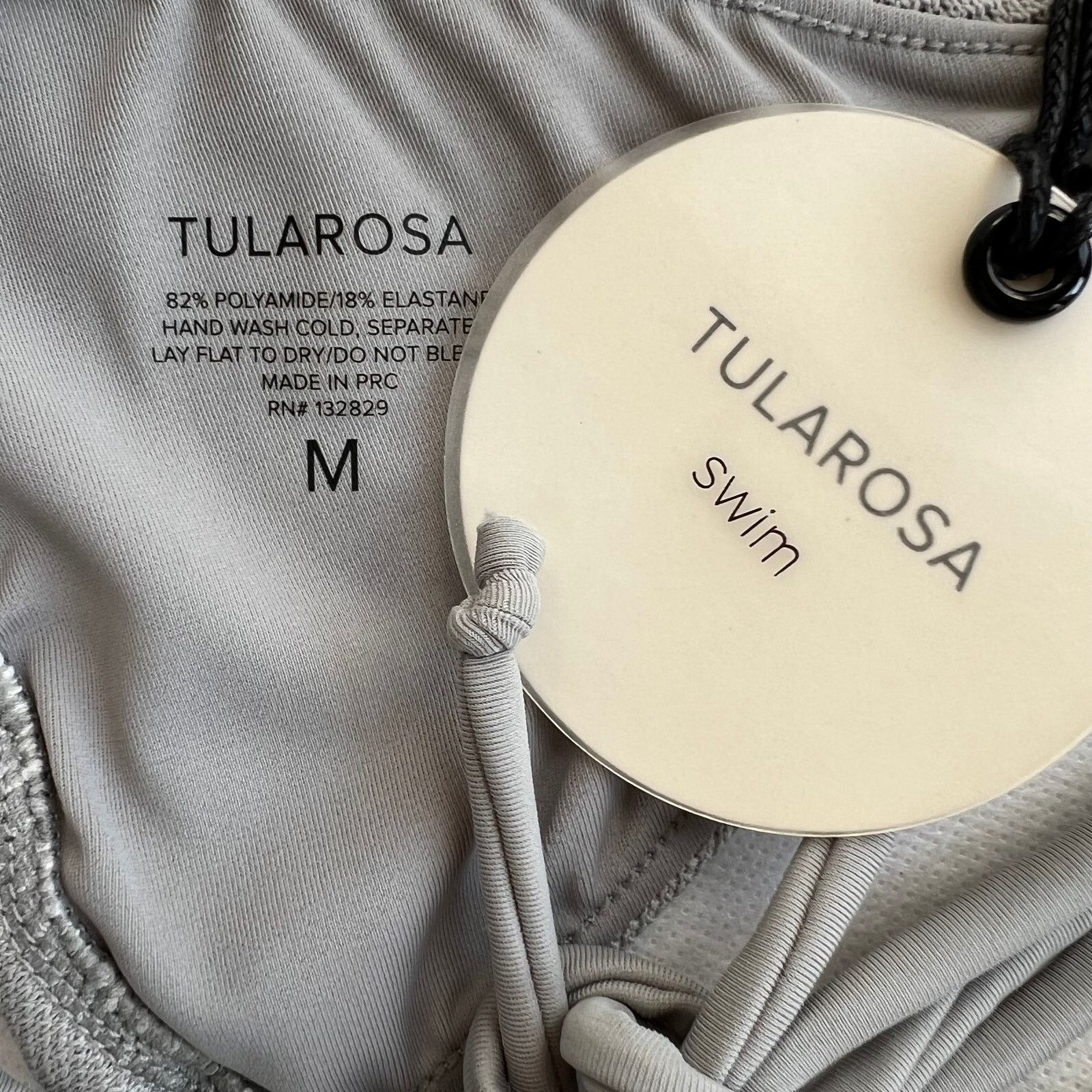 Other Tularosa Tawney Grey Bikini Top (M) + Side Tie Bottom (L)Set Size ONE SIZE - 13 Thumbnail
