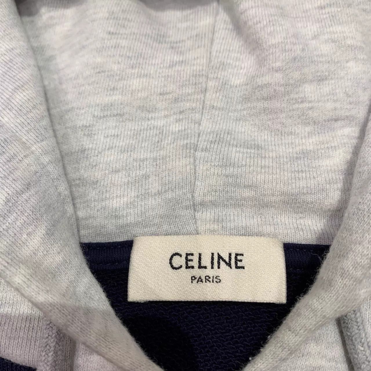 Celine Celine two - tone hoodie sweatshirt XS 95 new JZ1438 Size US XS / EU 42 / 0 - 5 Thumbnail