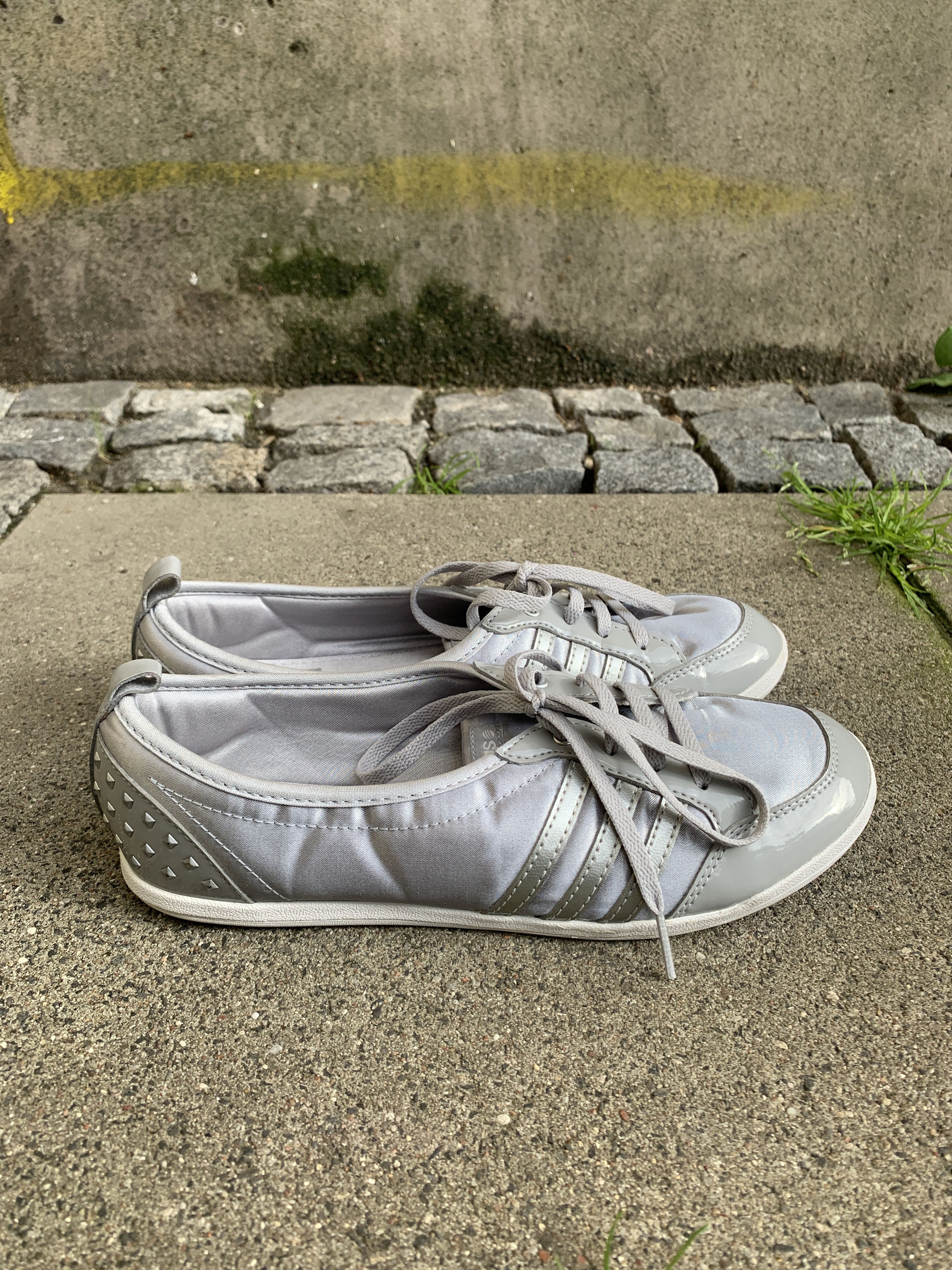Adidas × Vintage Adidas Neo silver ballerina shoes - 7 1/2 Size US 7.5 / IT 37.5 - 4 Thumbnail