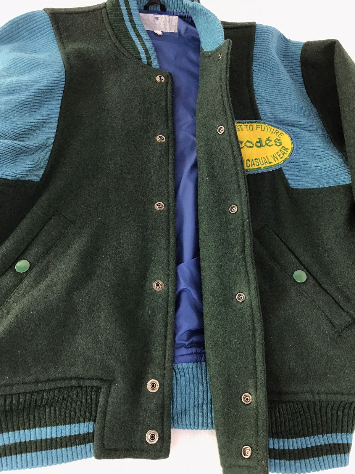 Vintage Vintage Cocodes Varsity Jacket Distressed Green Colour Style Size US M / EU 48-50 / 2 - 12 Thumbnail