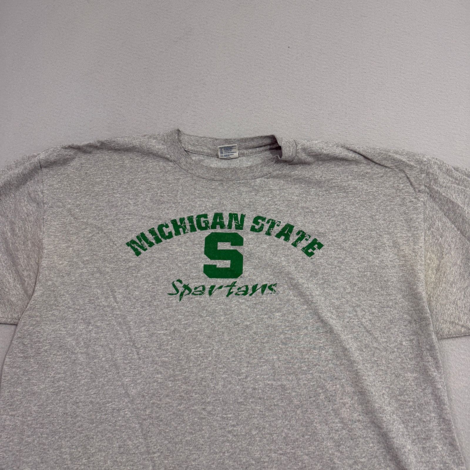 Vintage Vintage Michigan State Spartans Shirt Men's 2XL Gray y2k Size US XXL / EU 58 / 5 - 2 Thumbnail