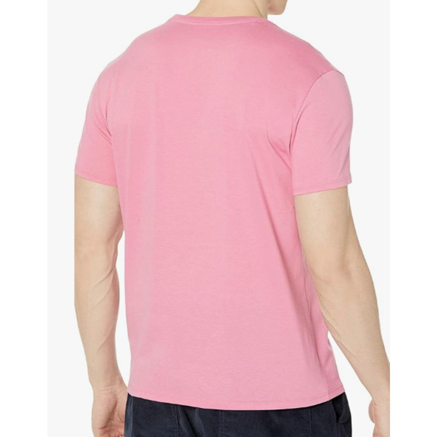 Lacoste Lacoste Men's Crew Neck Pima Cotton Jersey T-Shirt Pink 2XL Size US XXL / EU 58 / 5 - 3 Thumbnail
