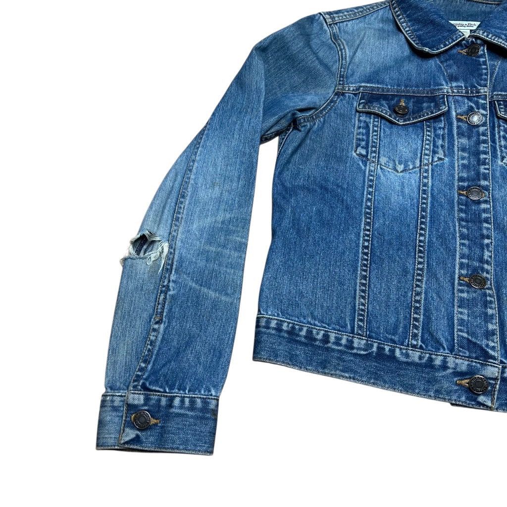 Abercrombie & Fitch × Vintage Vintage Abercrombie & Fitch Women’s Trucker Jean Jacket S Size S / US 4 / IT 40 - 3 Thumbnail