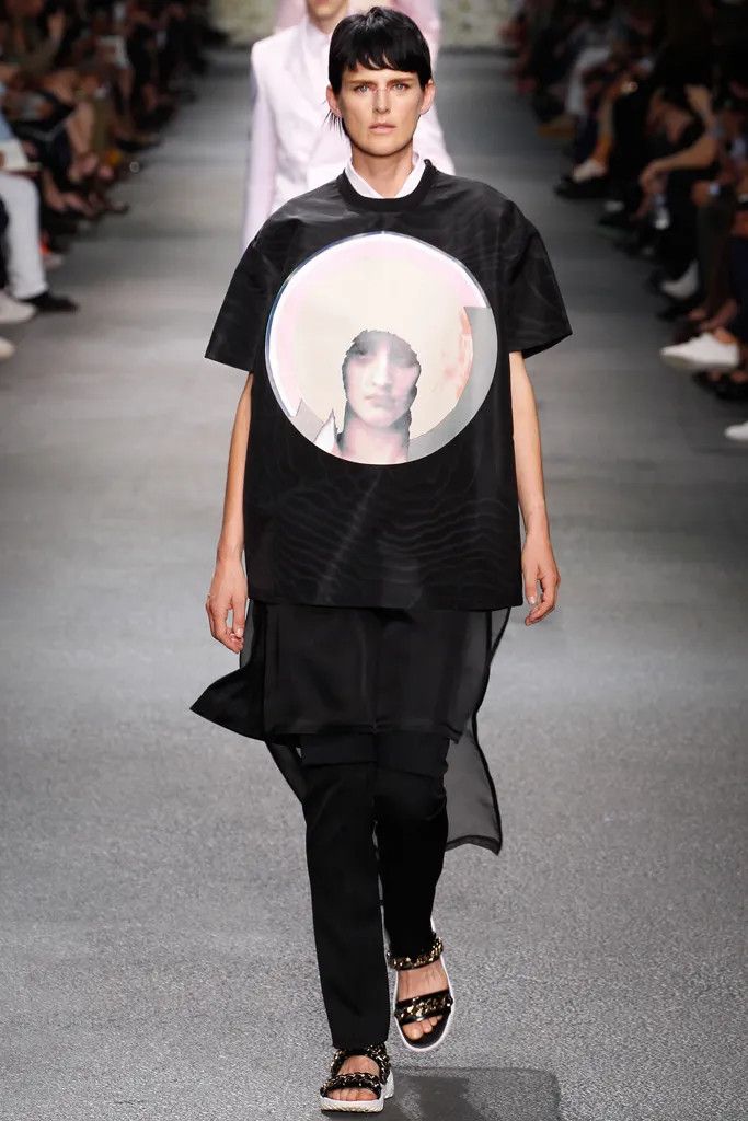 Givenchy Pink Halo Madonna T-shirt Size US M / EU 48-50 / 2 - 5 Thumbnail