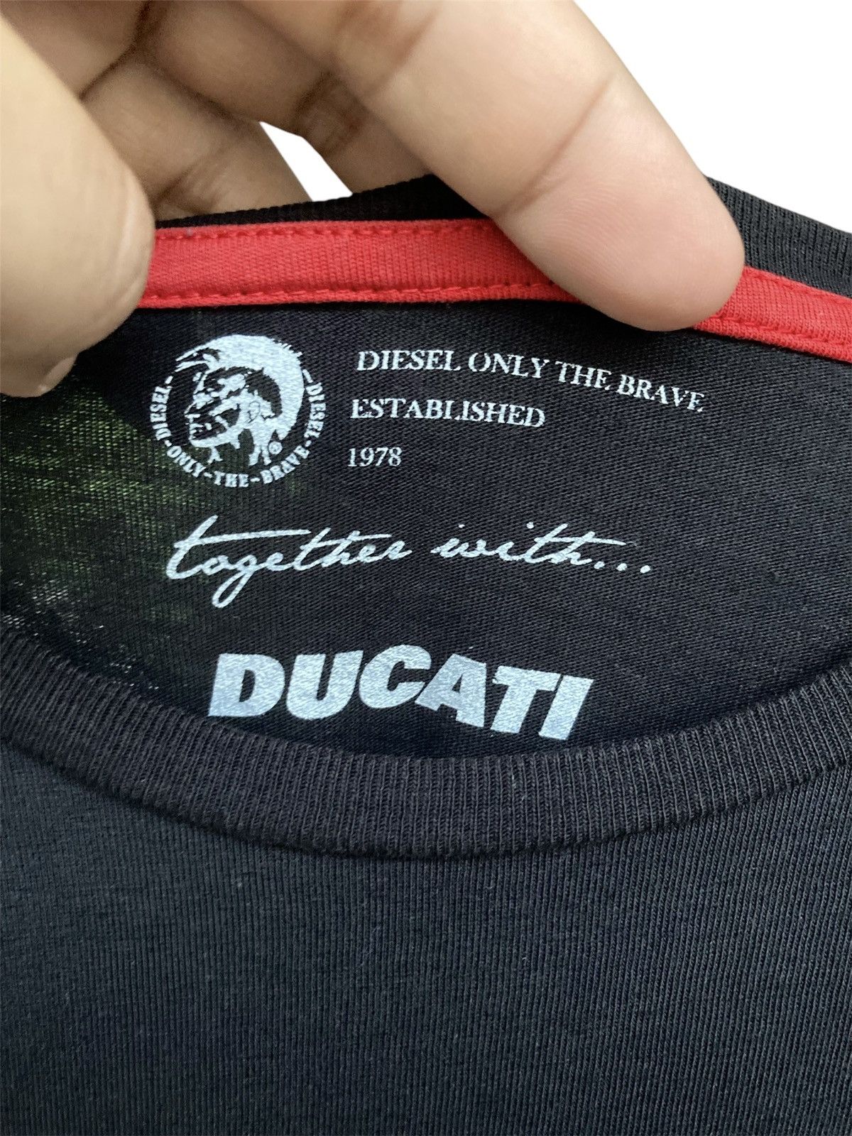 Diesel × Ducati Diesel x Ducati Collaborated Tee Size US S / EU 44-46 / 1 - 6 Thumbnail