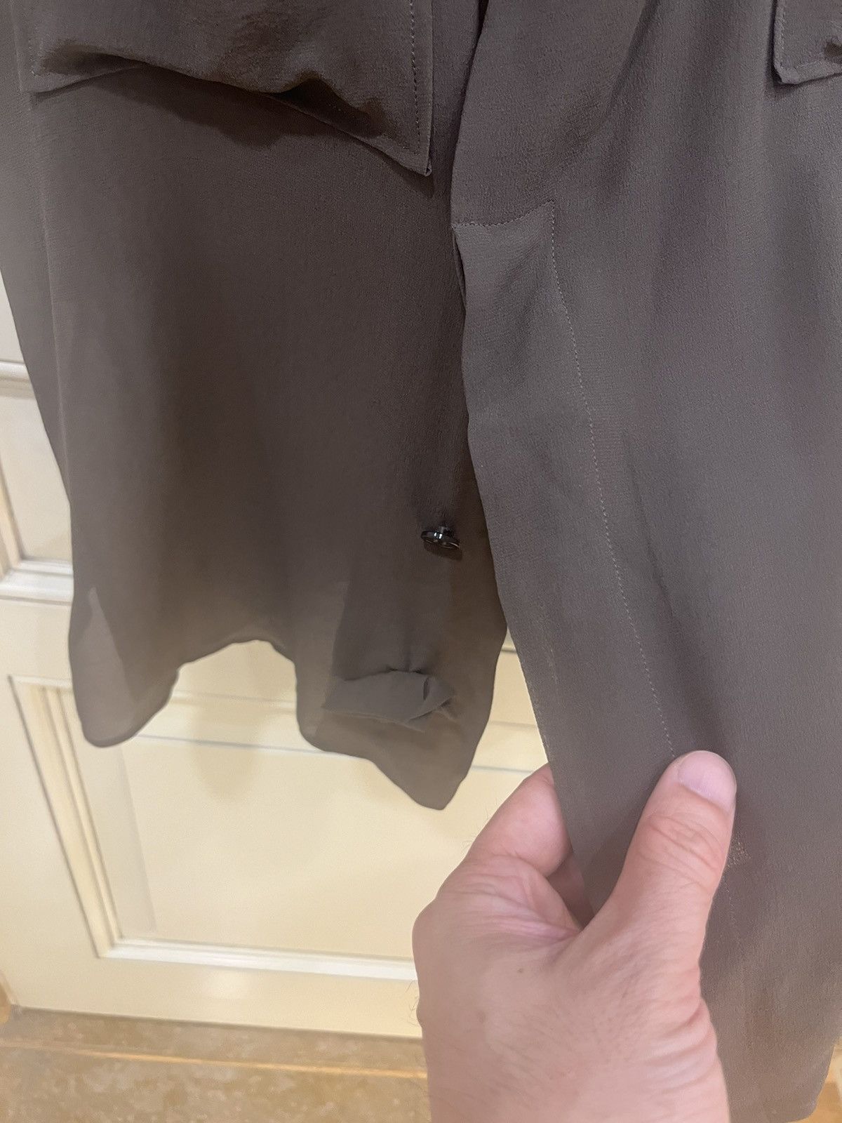 Saint Laurent Paris silk short sleeve shirt.collar size39 Size US M / EU 48-50 / 2 - 8 Thumbnail