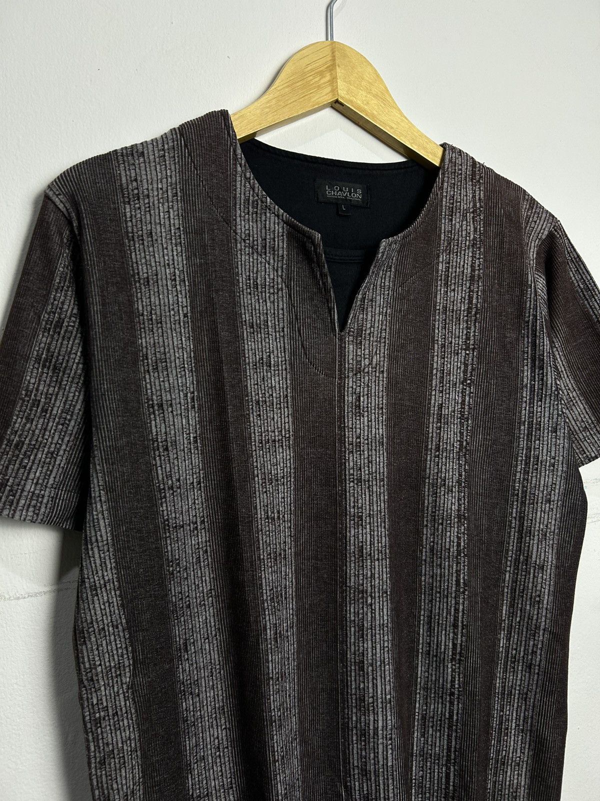 Japanese Brand Louis Chavlon sick rock style double layer shirt Size US L / EU 52-54 / 3 - 2 Thumbnail