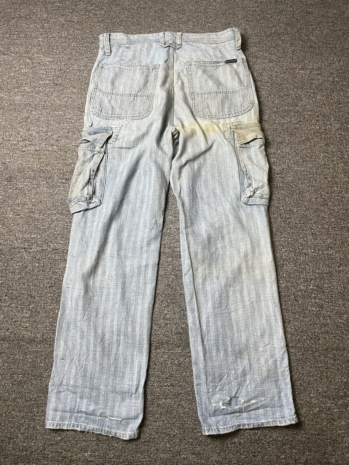 Blue Blue Japan × Japanese Brand × Vintage BLUE BLUE Brand Cargo Denim Jeans (112) Size US 31 - 12 Thumbnail