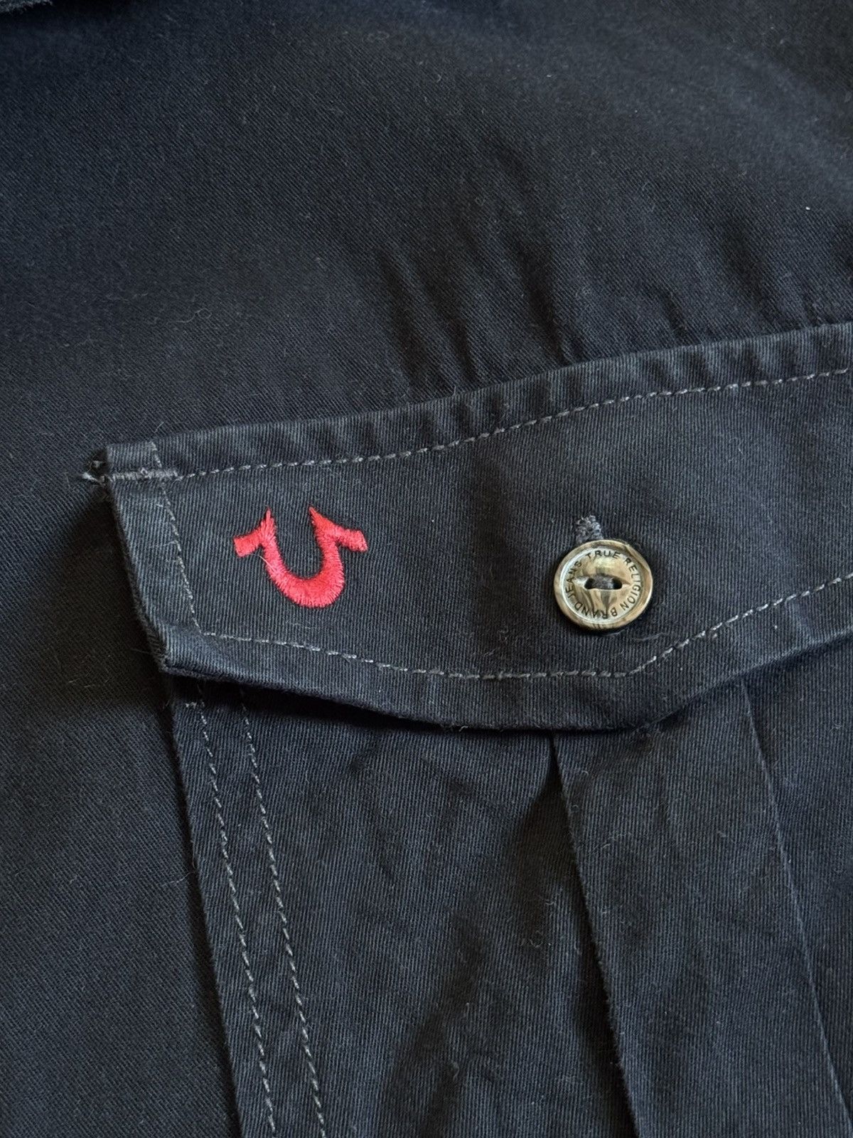 True Religion True Religion L/size UTLTY shirt button up long sleeve LGB Size US L / EU 52-54 / 3 - 5 Thumbnail