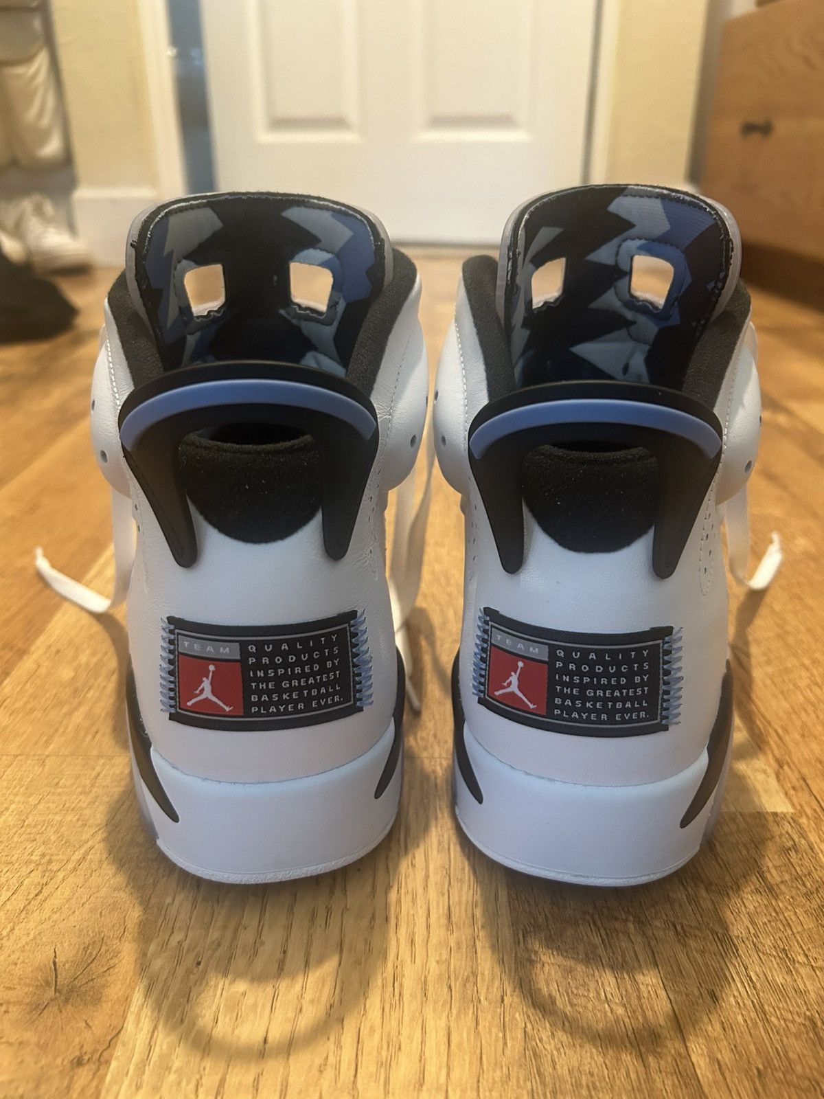 Jordan Brand Jordan 6 Retro UNC White Size US 10 / EU 43 - 5 Thumbnail