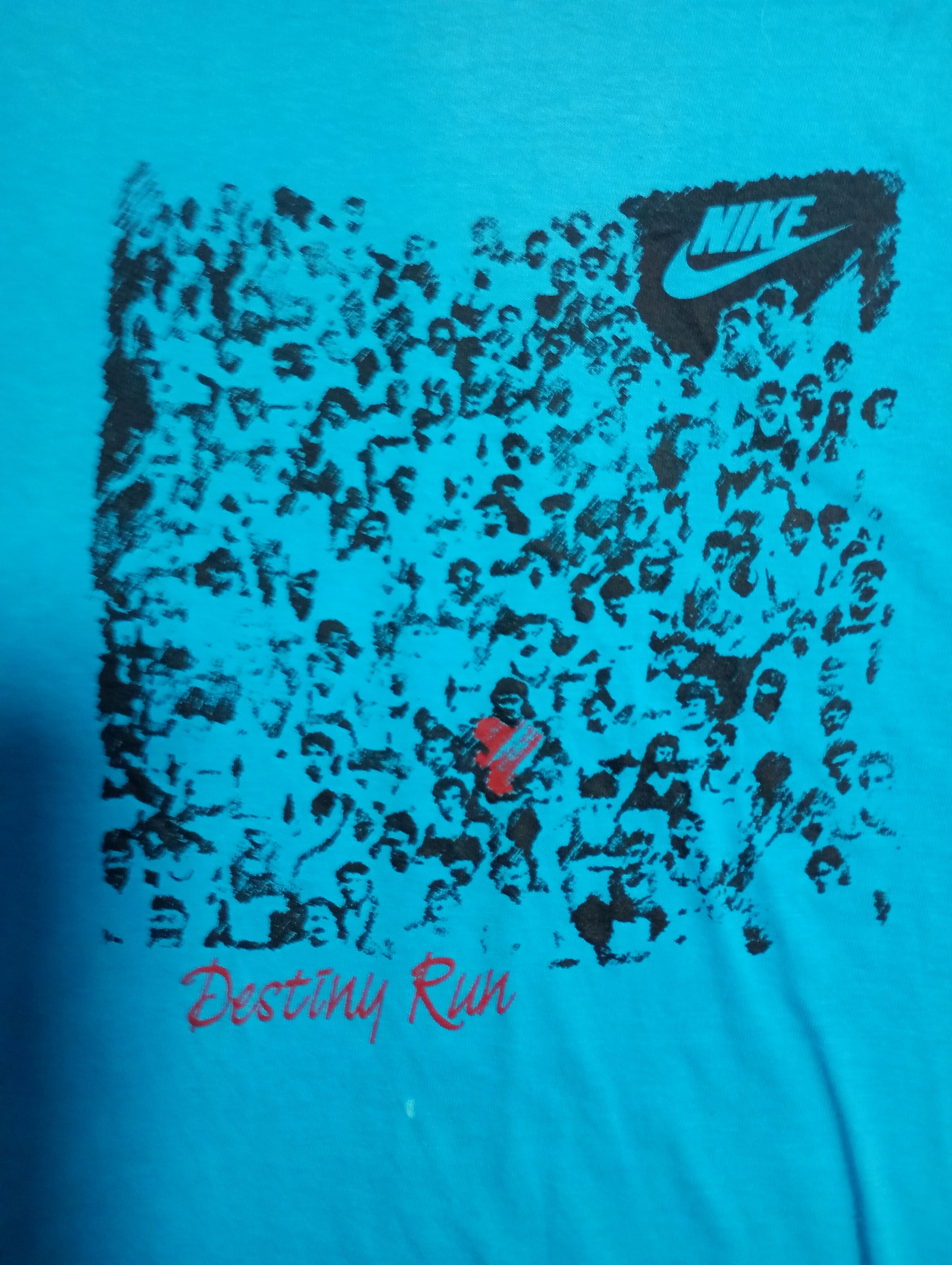 Nike × Vintage Nike Destiny Run T-Shirt Vintage 80's Size US M / EU 48-50 / 2 - 5 Thumbnail
