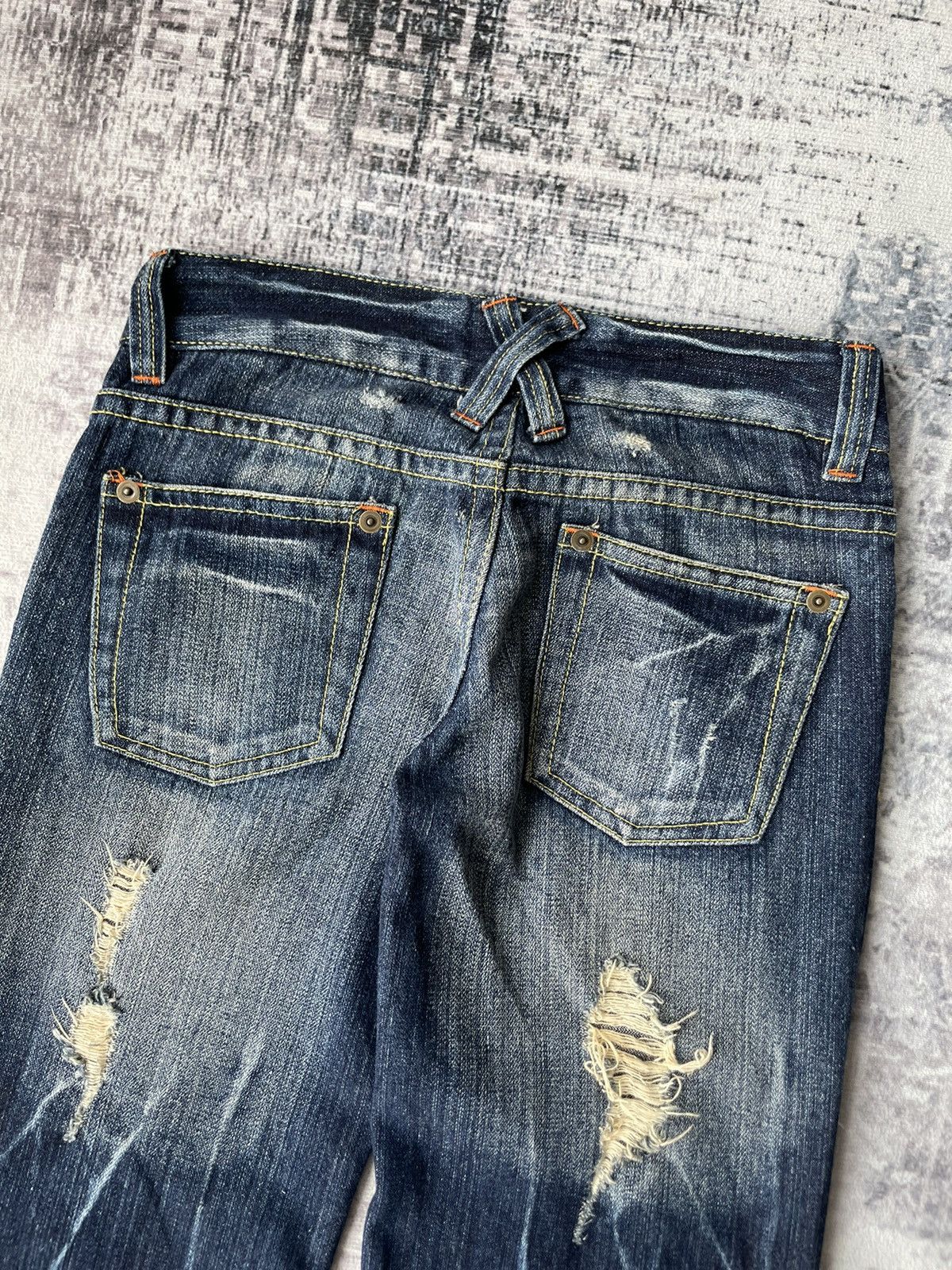 If Six Was Nine Ghost of Harlem Flared Jeans Size US 28 / EU 44 - 8 Thumbnail