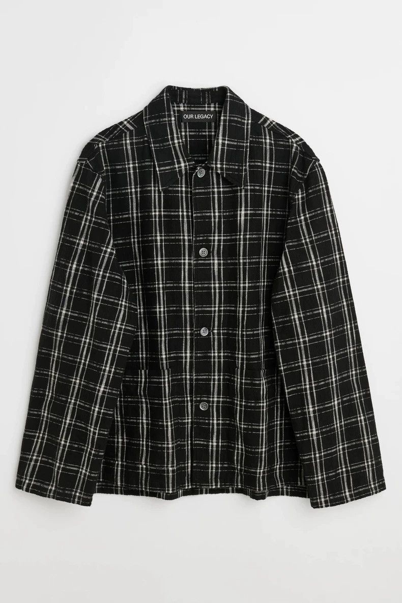 Other Our Legacy size50 Black checkered shirt Size US M / EU 48-50 / 2 - 4 Thumbnail
