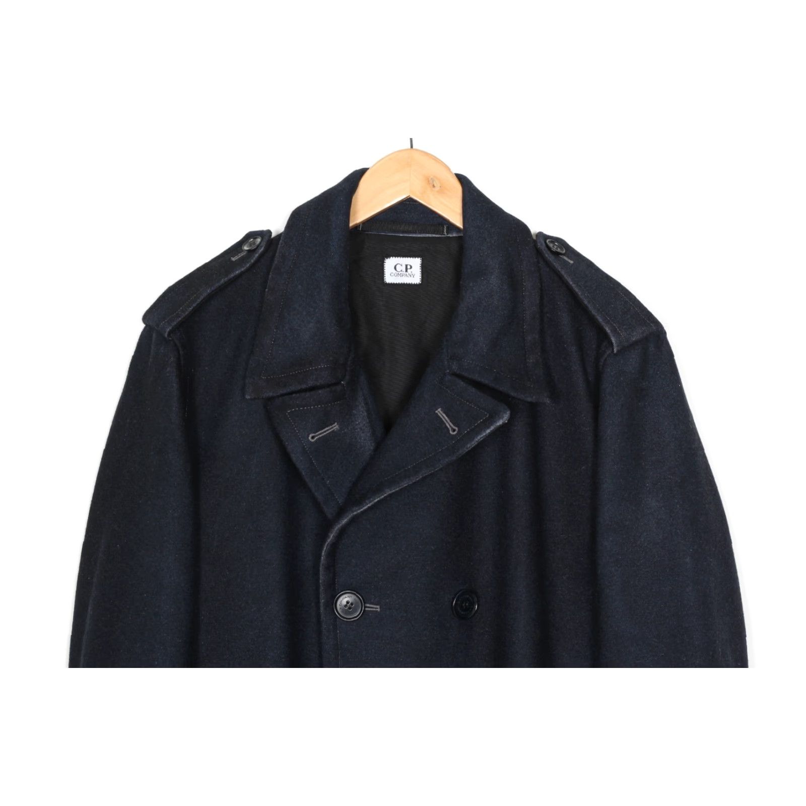 Doublet C.P. COMPANY Vintage Double Breasted Wool Pea Coat Men L EU 50 UK 40 Javaed? Size US L / EU 52-54 / 3 - 5 Thumbnail