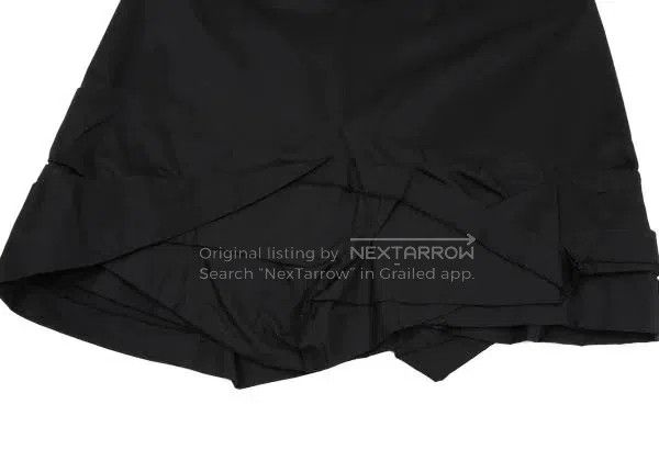 Comme des Garcons Comme Des Garcons size M Black retro design half skirt Size 23" - 7 Thumbnail