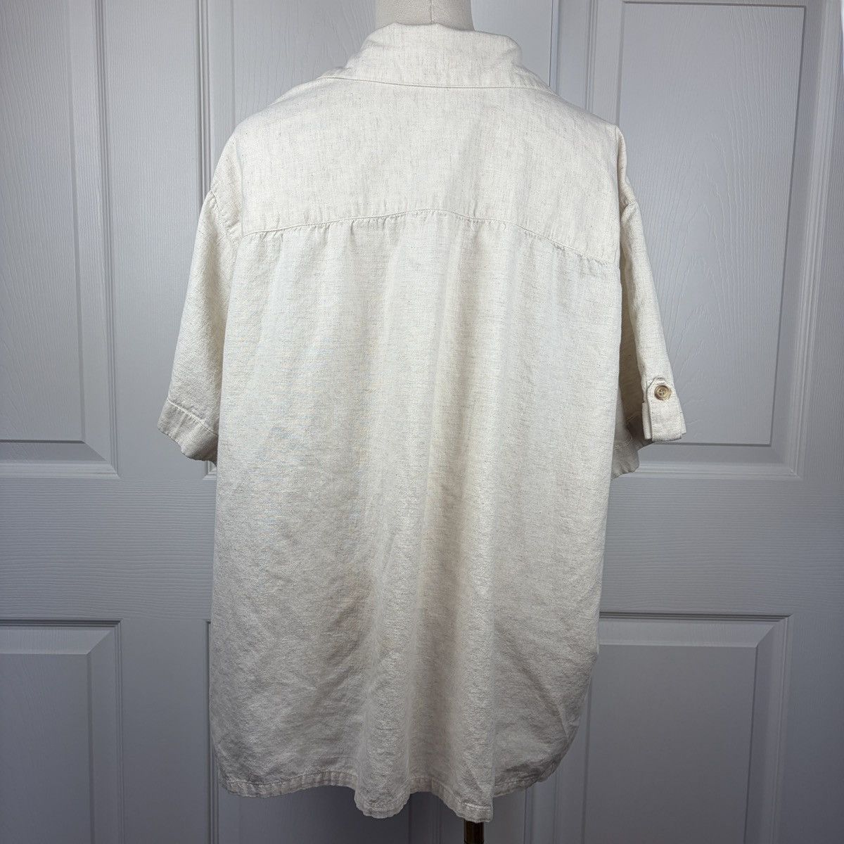 Other Fashion bug cream floral embroidered button up blouse Size L / US 10 / IT 46 - 3 Thumbnail