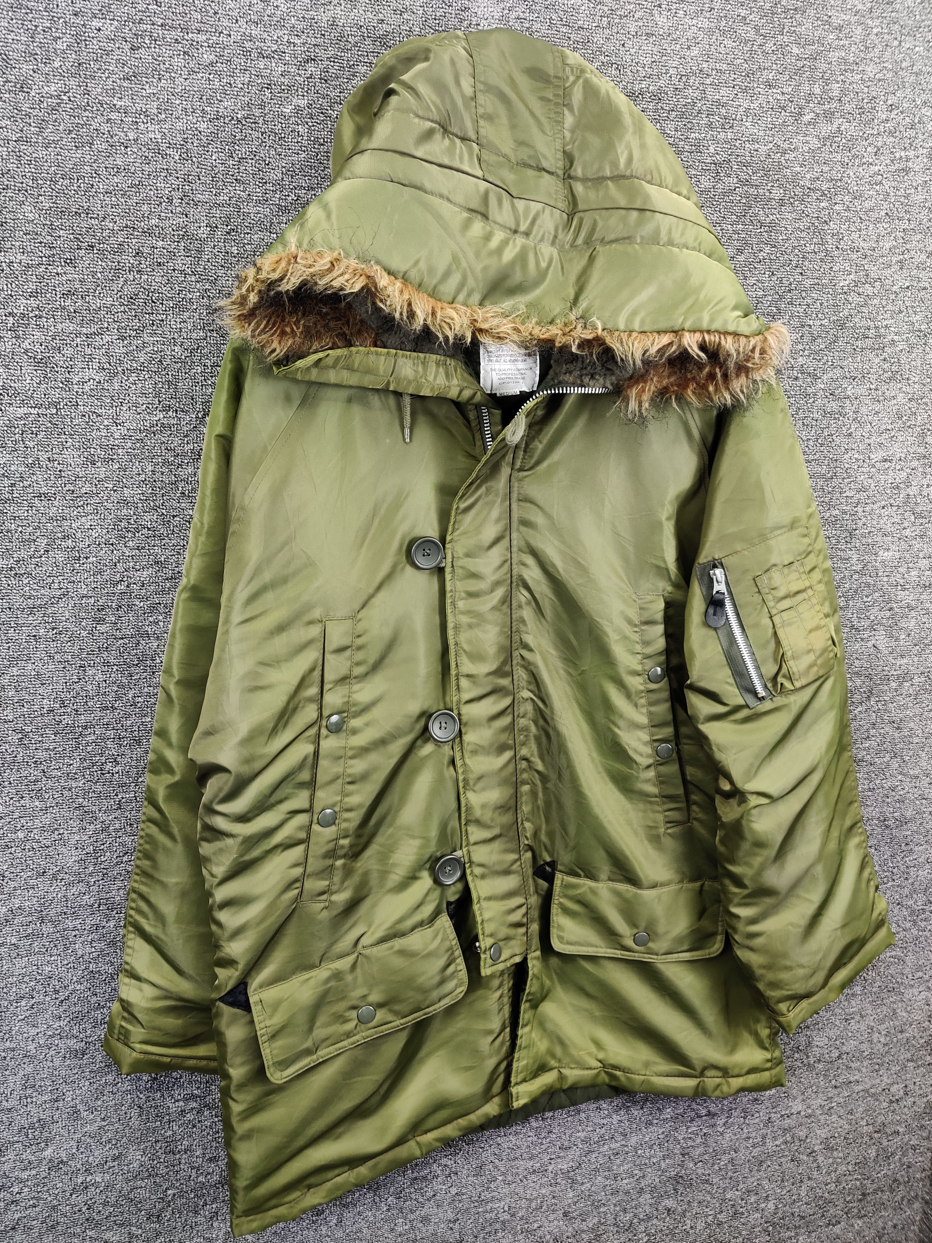 Vintage Vintage Military Garments N-3B Flight Fur Parka Jacket Size US M / EU 48-50 / 2 - 5 Thumbnail