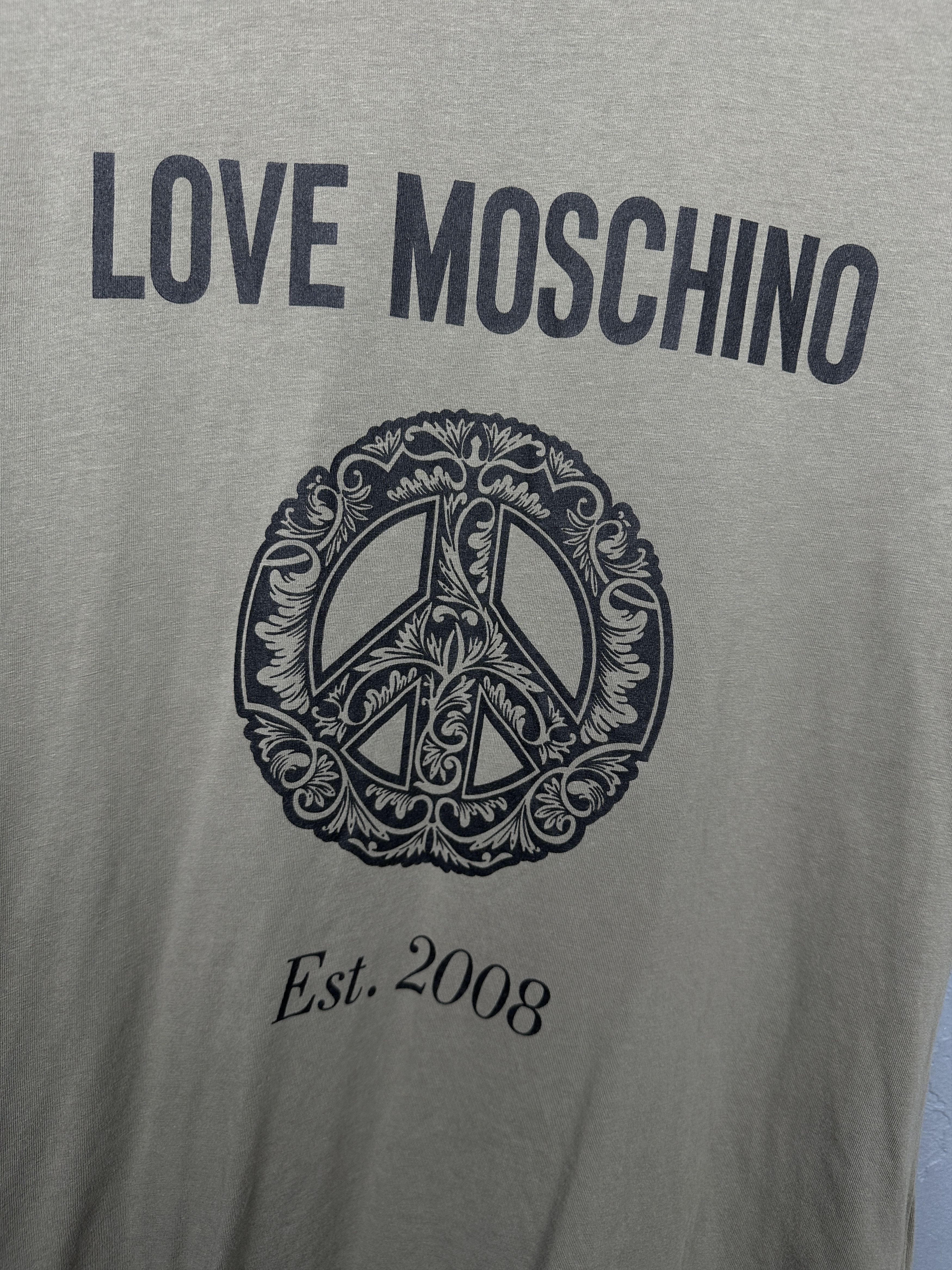 Moschino Love Moschino Vintage Mens Big Logo T-Shirt Size US L / EU 52-54 / 3 - 3 Thumbnail