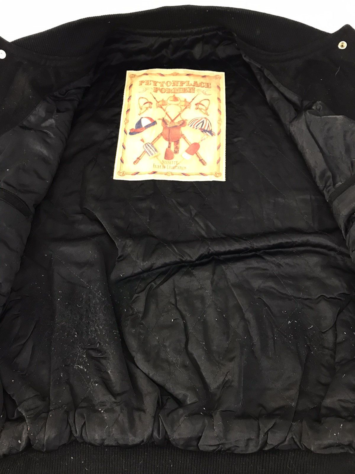 PPFM 90s Peyton Place For Men Grand Prix Jacket Leather Sleeve Size US L / EU 52-54 / 3 - 6 Thumbnail