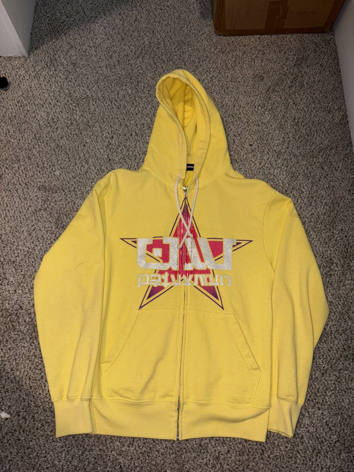 Unwanted Unwanted star zipup L yellow Size US L / EU 52-54 / 3 - 3 Thumbnail
