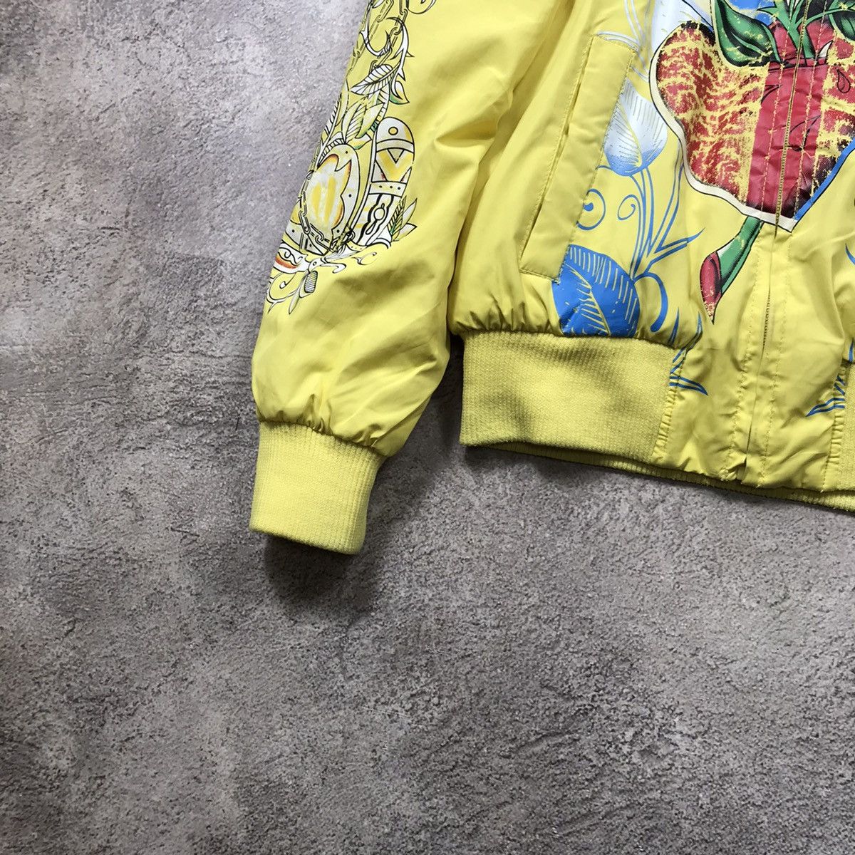Vintage Vintage Y2K Ed Hardy Bomber Jacket Graphic Streetwear Slim M Size M / US 6-8 / IT 42-44 - 5 Thumbnail