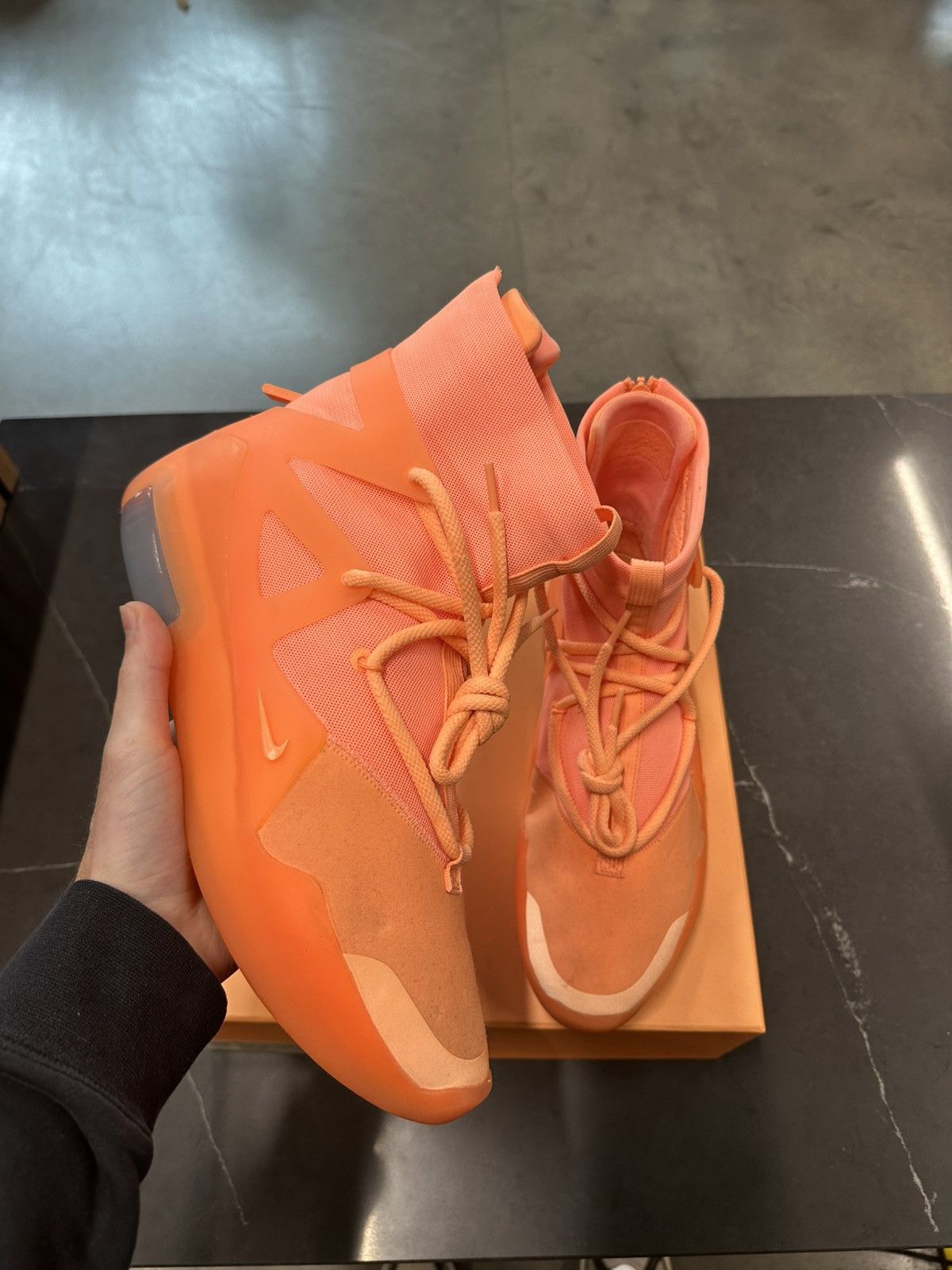 Fear Of God Nike Air 1 Orange Pulse | Grailed