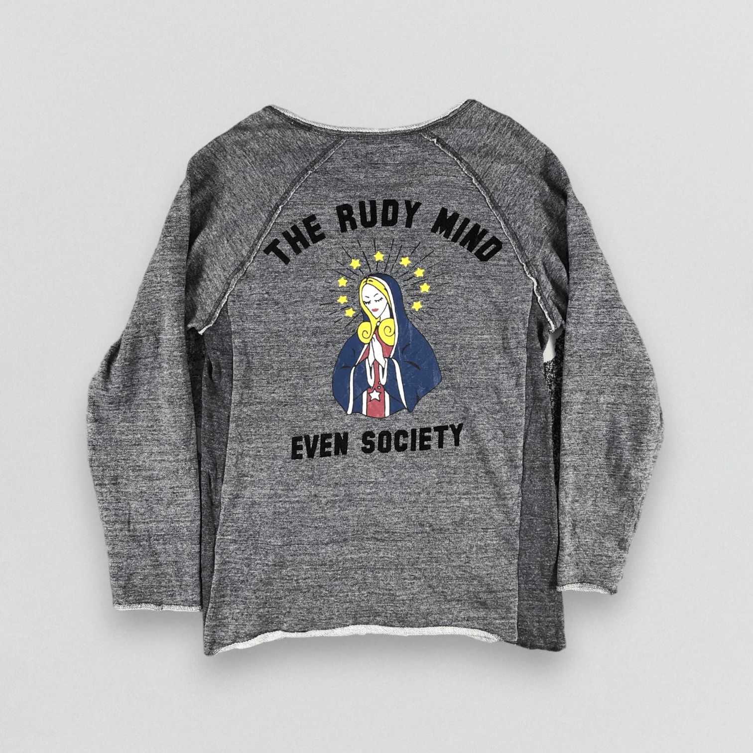 Japanese Brand Stooge & Co Thrashed Jumper Grey Sweatshirt F232 Size US M / EU 48-50 / 2 - 2 Thumbnail